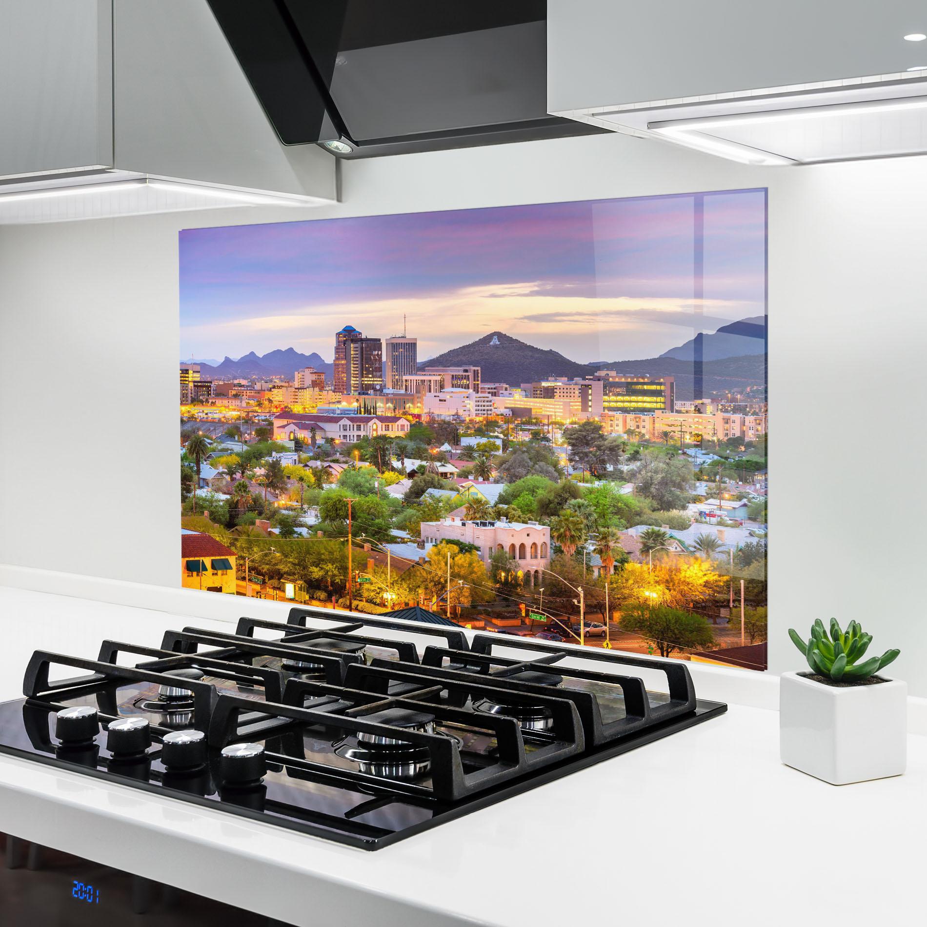 Küchenrückwand Glas Tucson Arizona mockup 6