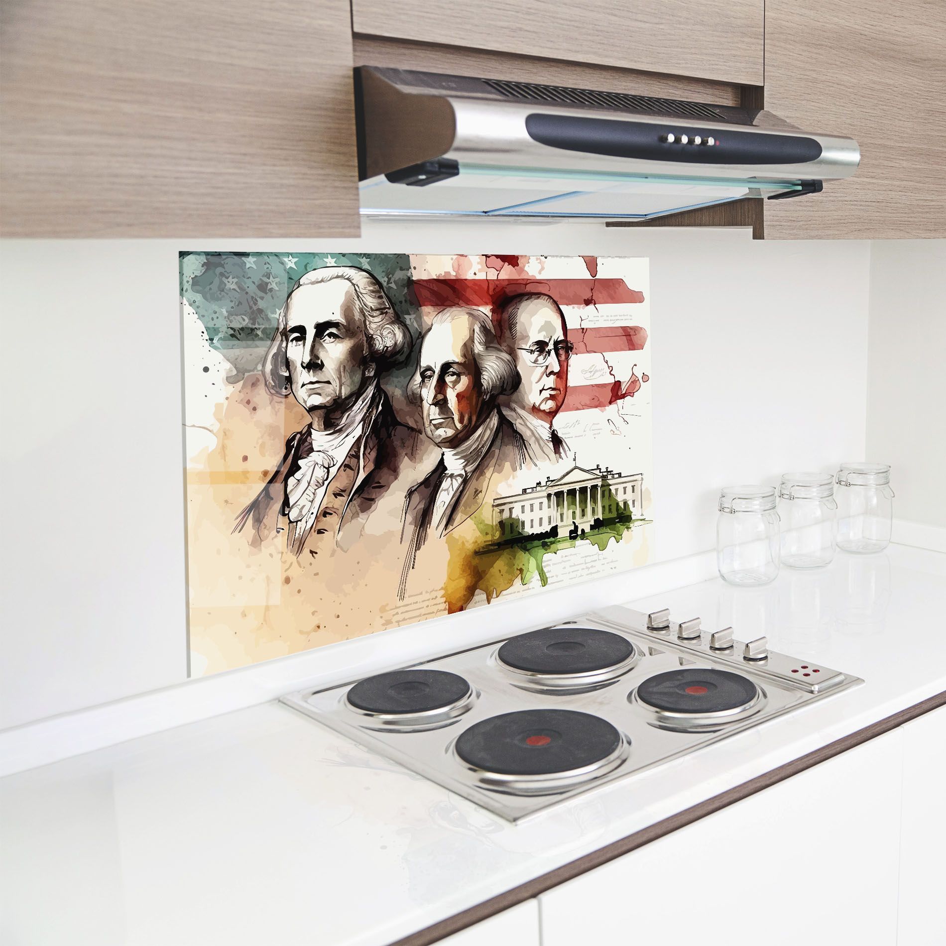 American Art Flag mockup 8