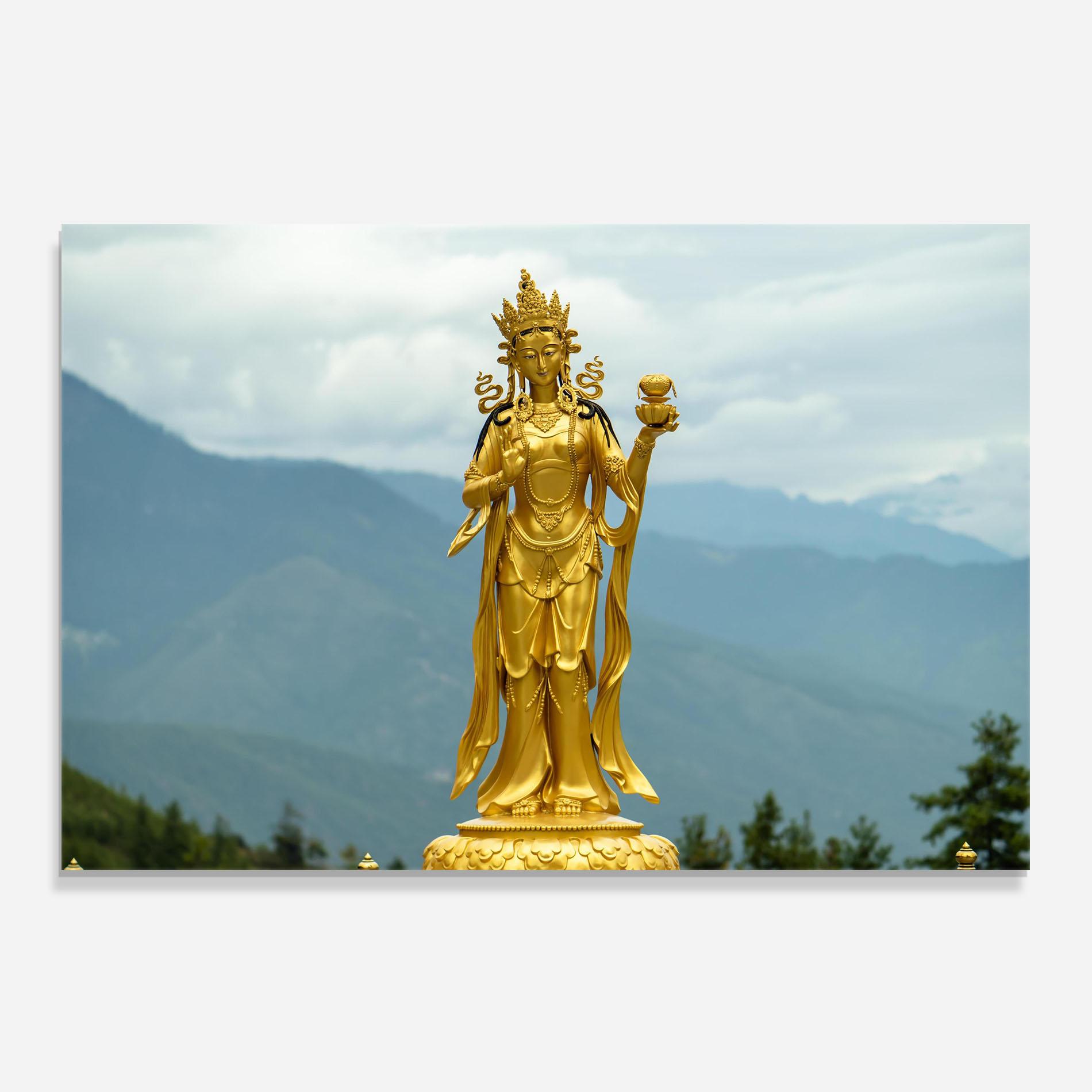 Küchenrückwand Glas Golden Tara mockup 0