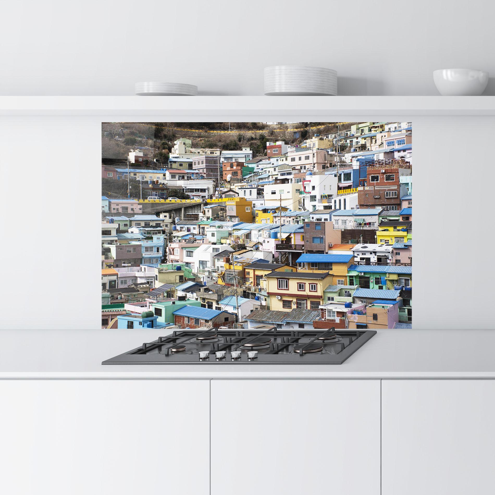 Küchenrückwand Glas South Korea mockup 9