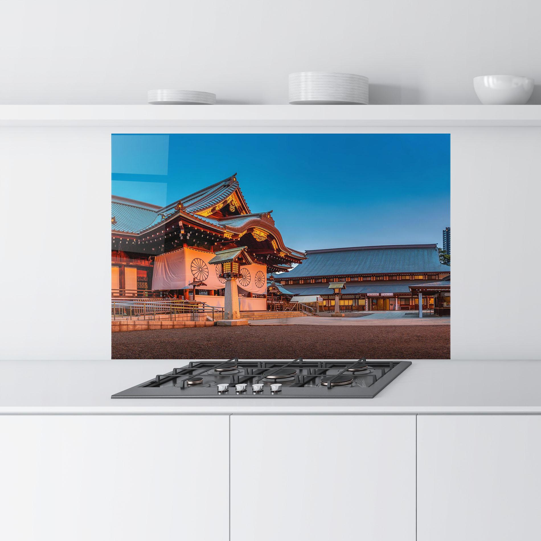 Küchenrückwand Glas Yasukuni Jinja mockup 9