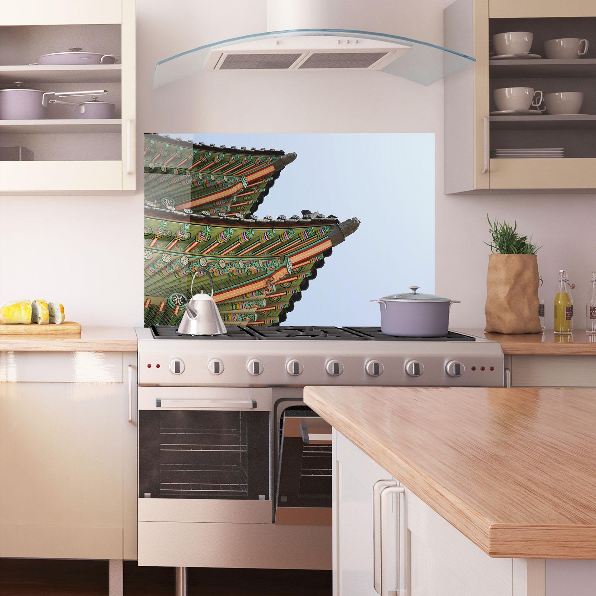 Küchenrückwand Glas Gyeongbokgung View mockup 1
