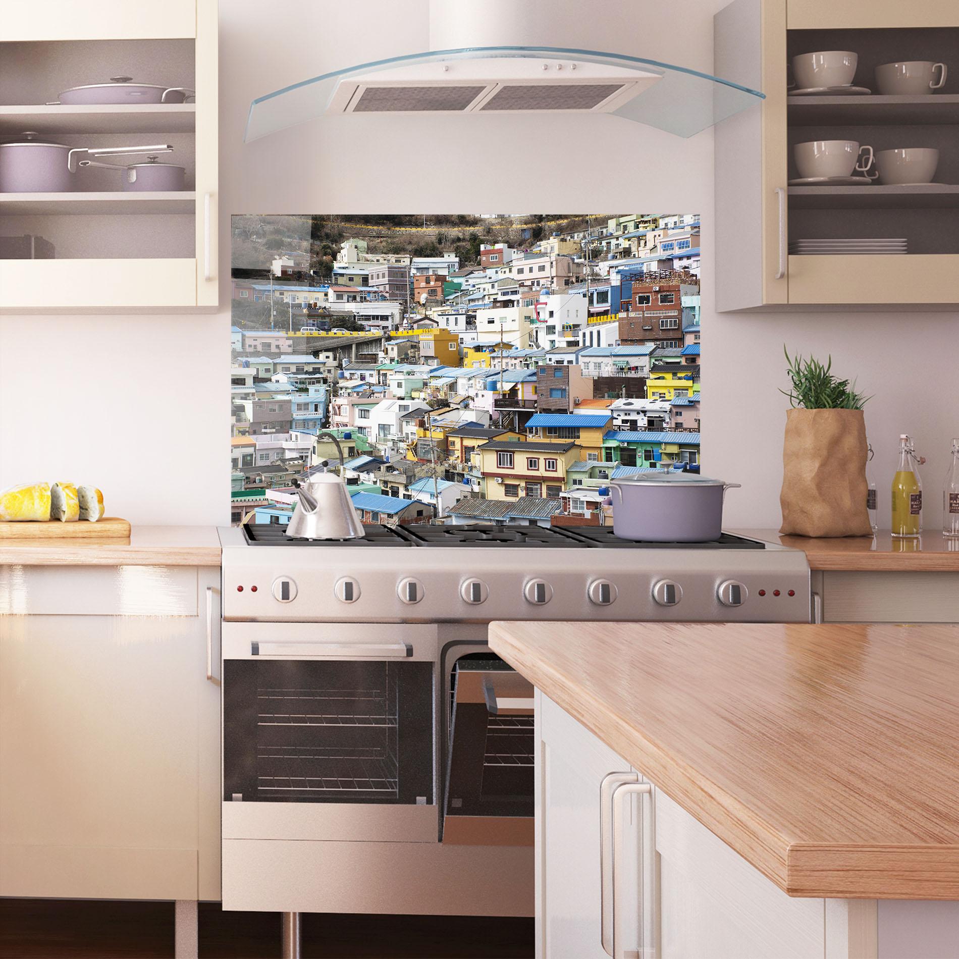 Küchenrückwand Glas South Korea mockup 1