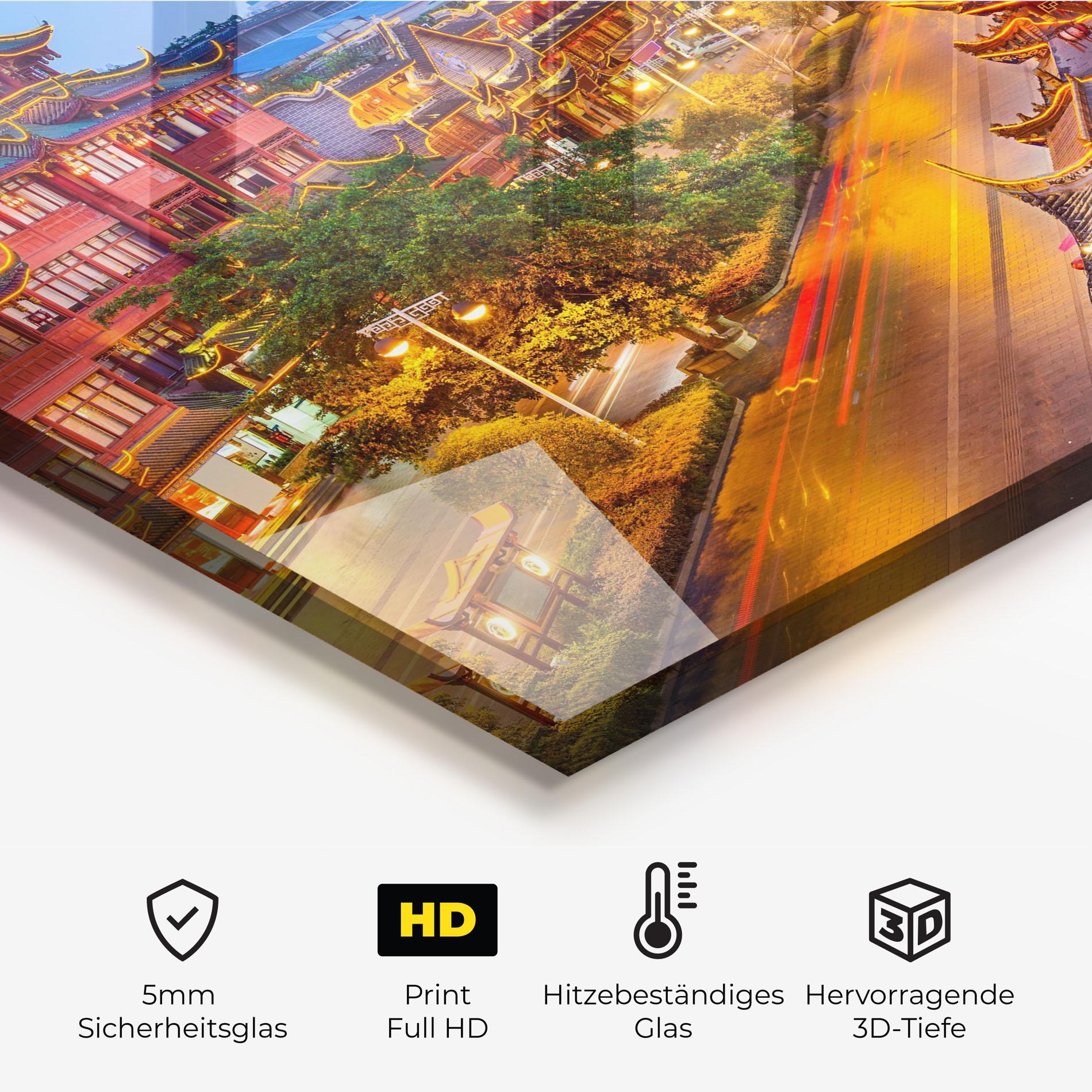 Küchenrückwand Glas Chengdu China mockup 2