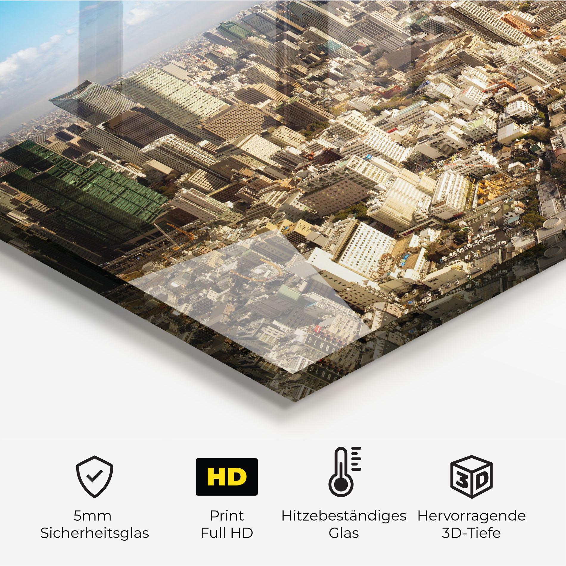 Küchenrückwand Glas Tokyo Tower mockup 2