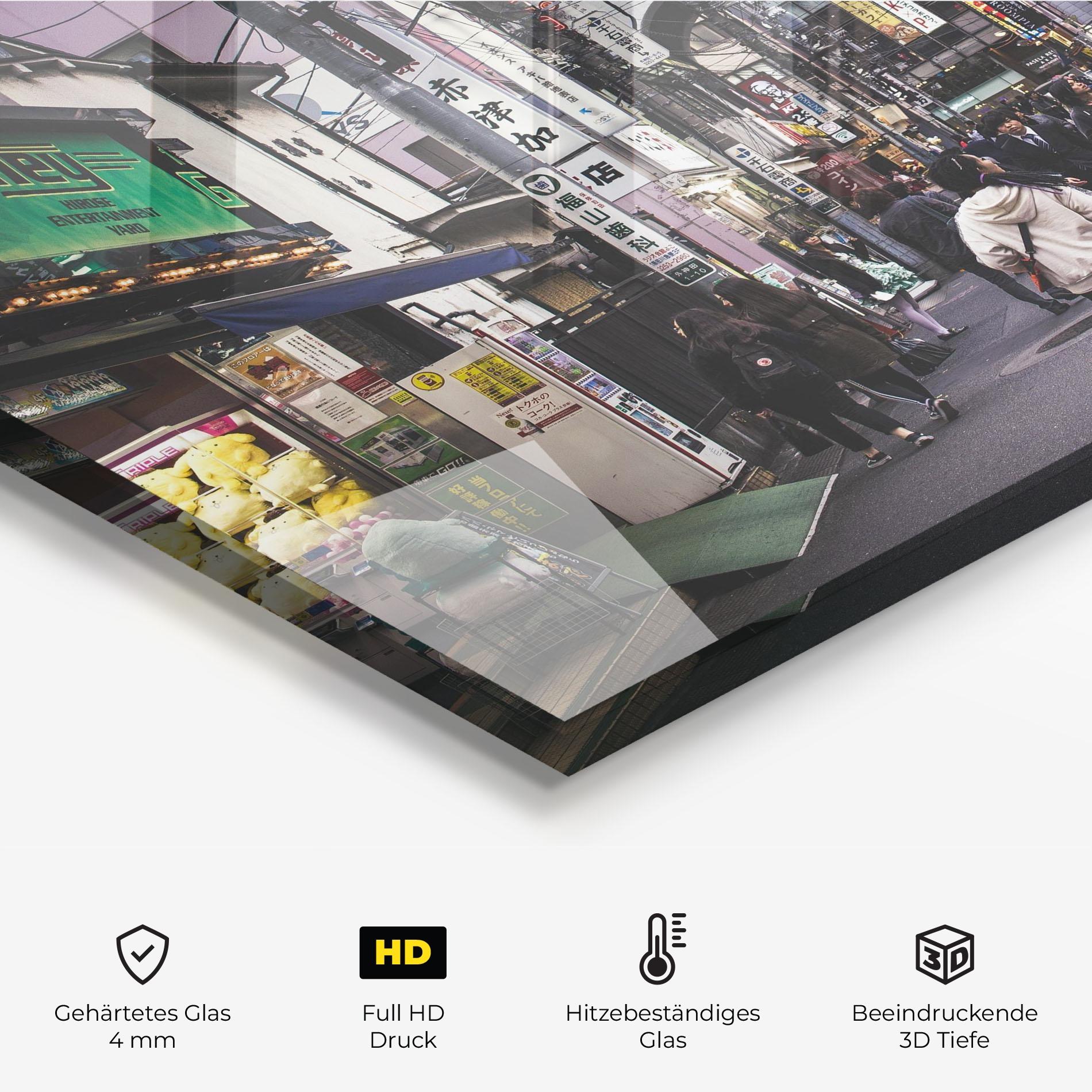 Küchenrückwand Glas Akihabara mockup 2