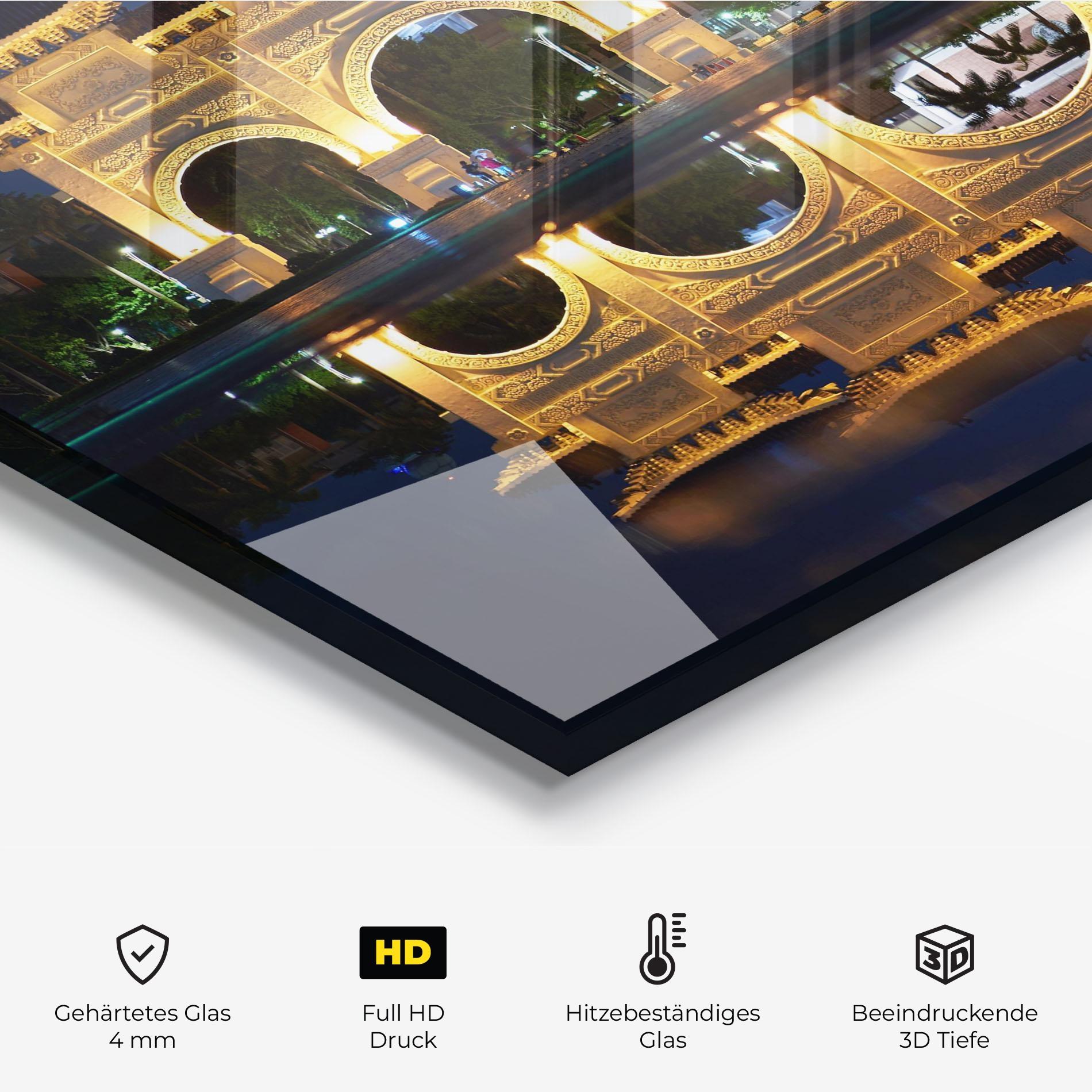 Küchenrückwand Glas Chaing Kai Shek mockup 2