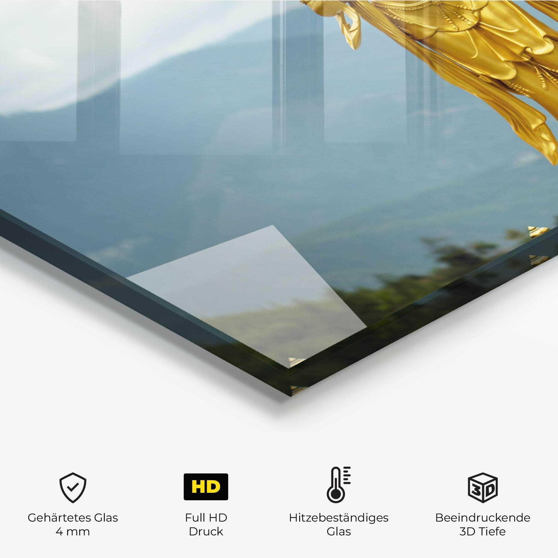 Küchenrückwand Glas Golden Tara mockup 2