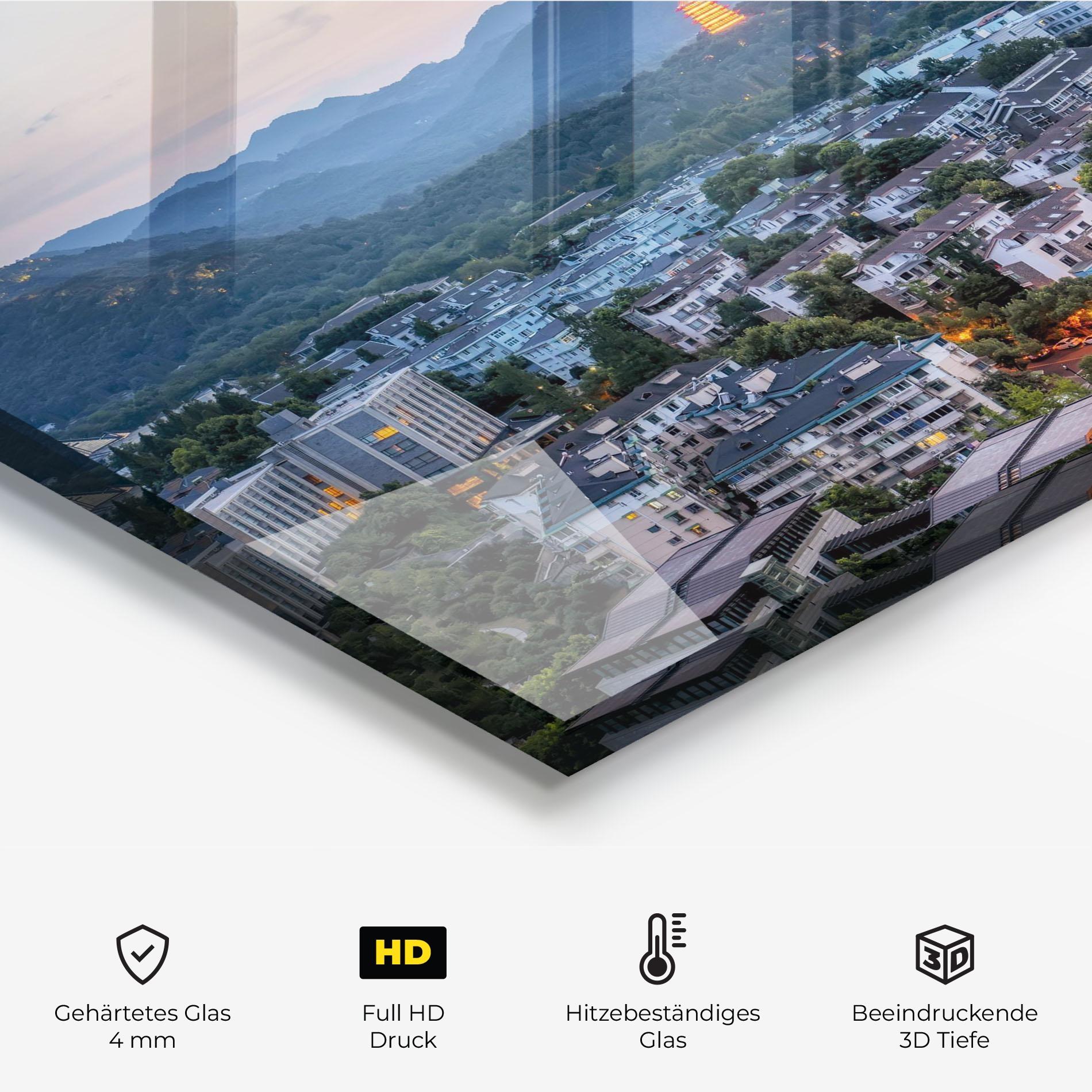 Küchenrückwand Glas Hangzhou China mockup 2