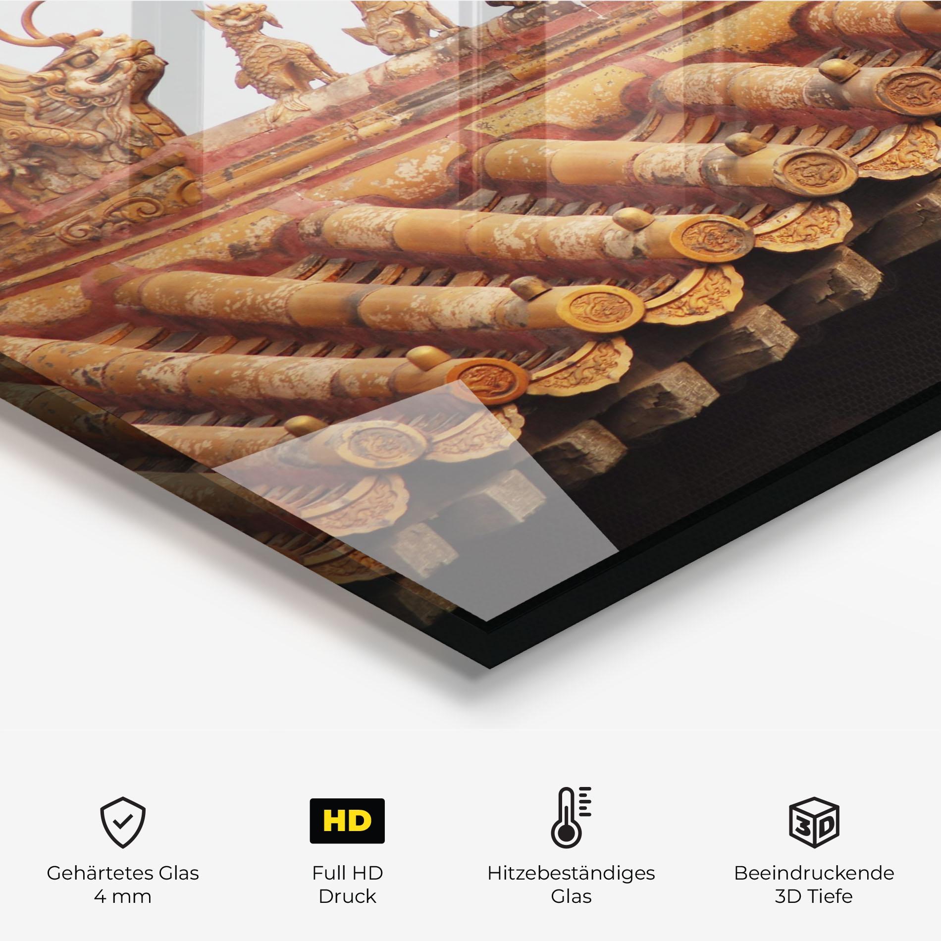 Küchenrückwand Glas Imperial Roof mockup 2