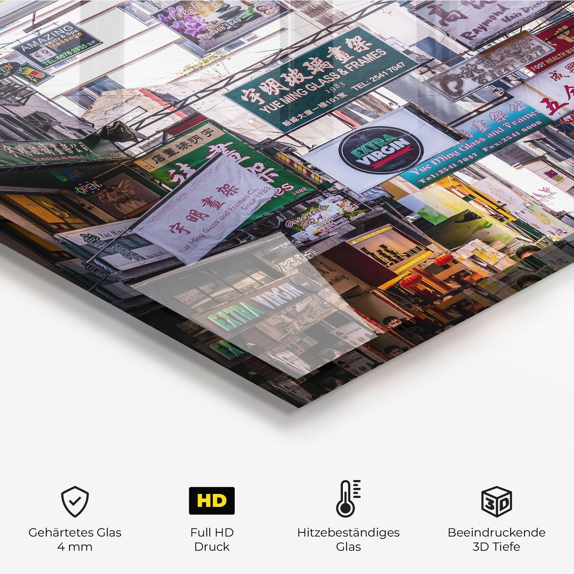 Küchenrückwand Glas Mong Kok mockup 2