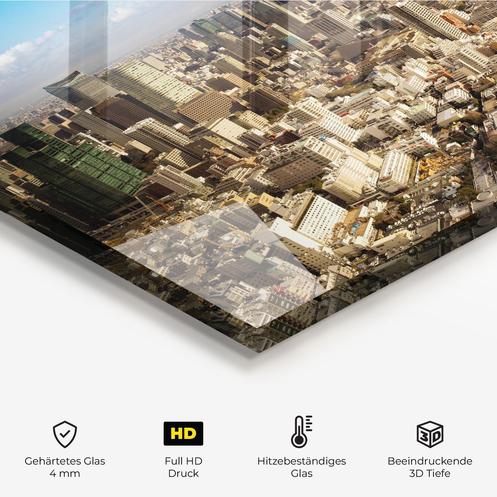 Küchenrückwand Glas Tokyo Tower mockup 2