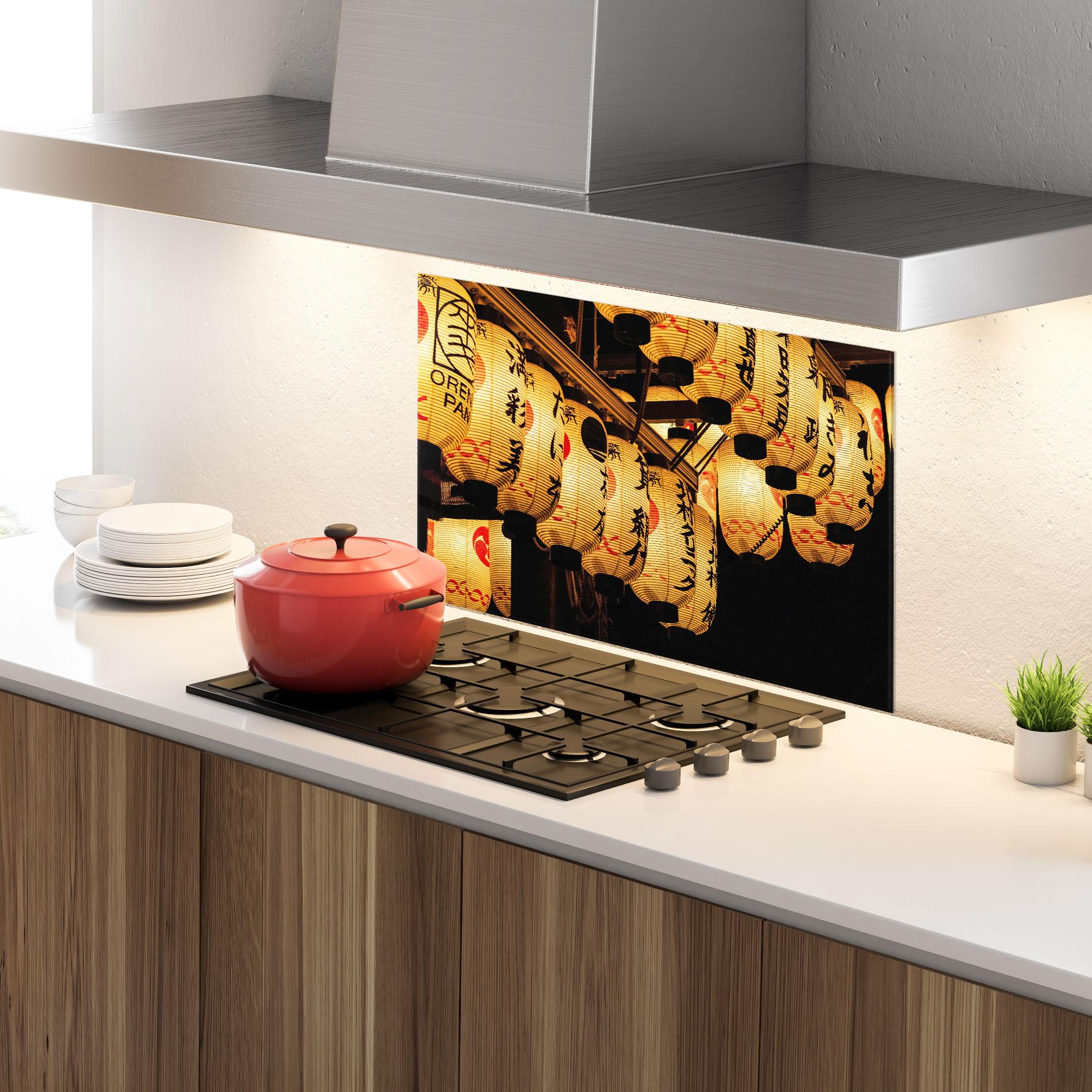 Küchenrückwand Glas Osaka mockup 4