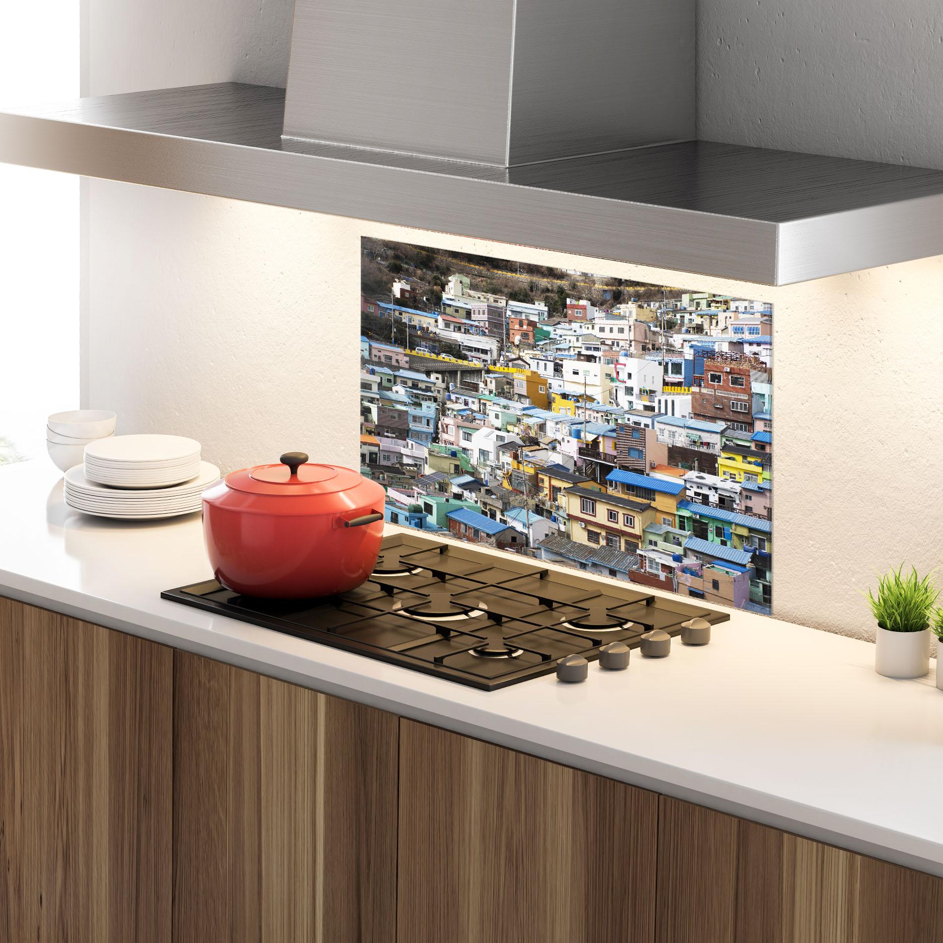 Küchenrückwand Glas South Korea mockup 4