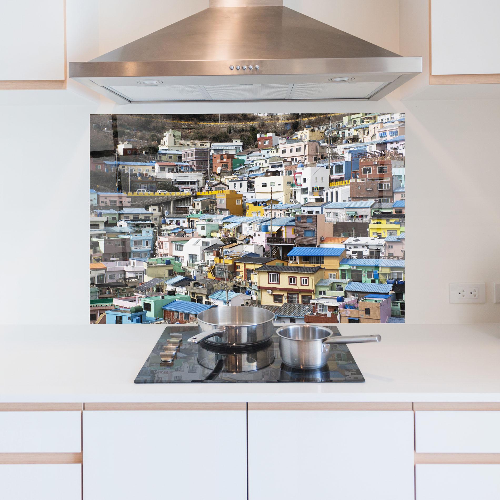Küchenrückwand Glas South Korea mockup 5