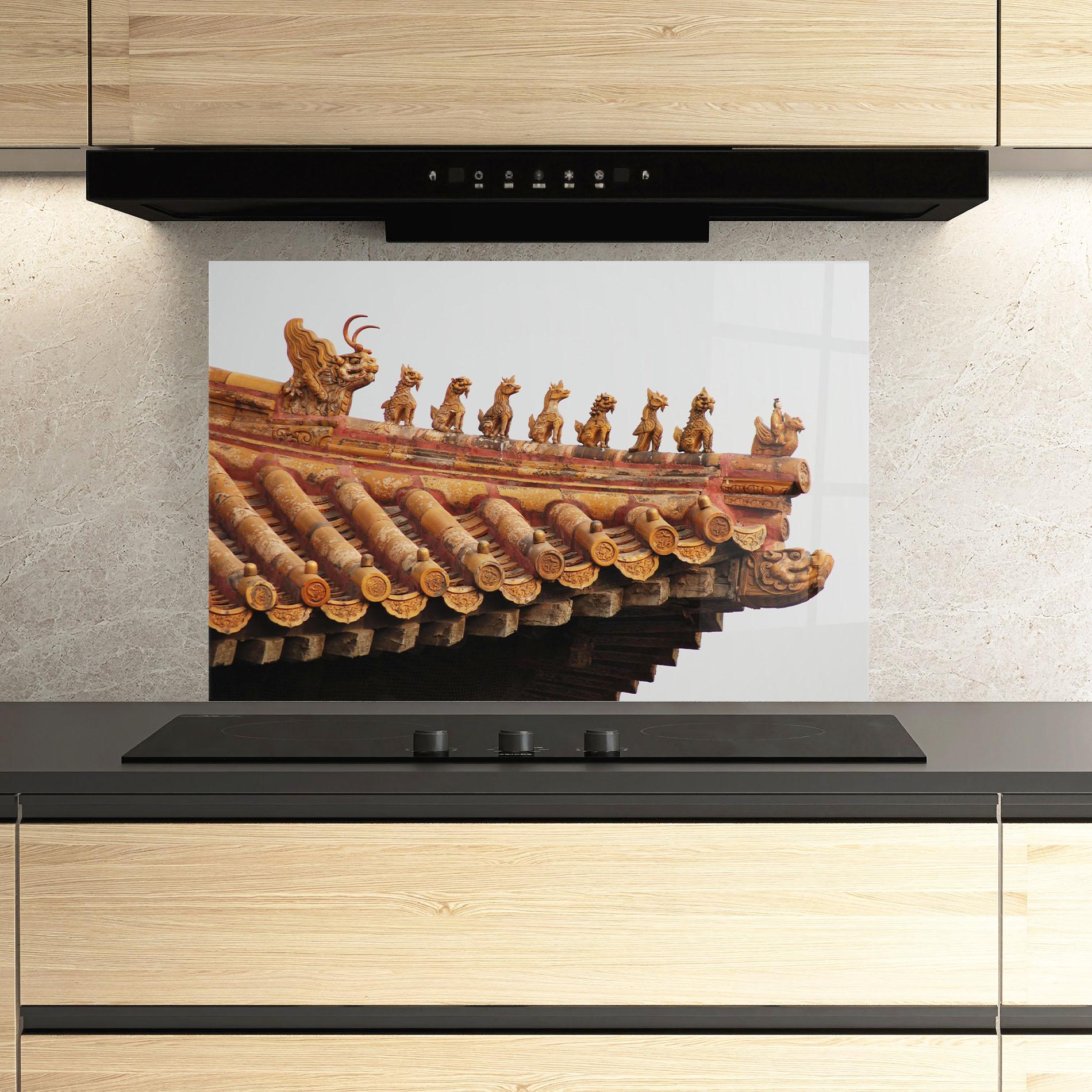 Küchenrückwand Glas Imperial Roof mockup 3