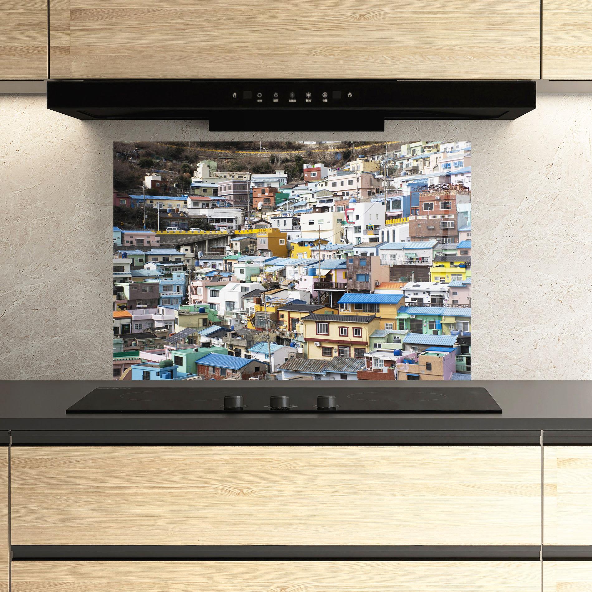 Küchenrückwand Glas South Korea mockup 3