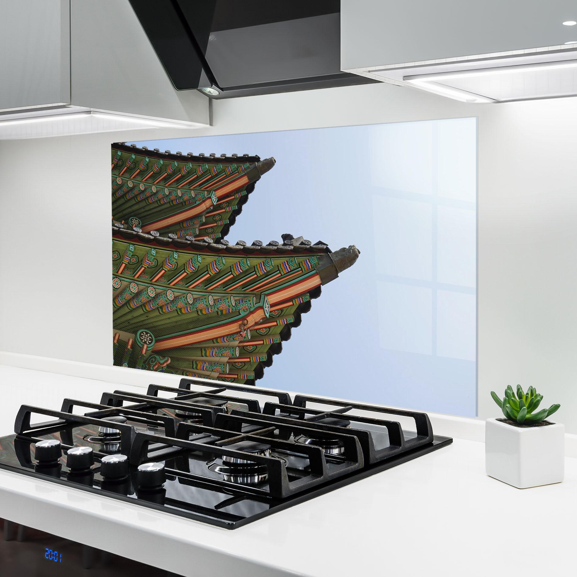 Küchenrückwand Glas Gyeongbokgung View mockup 6