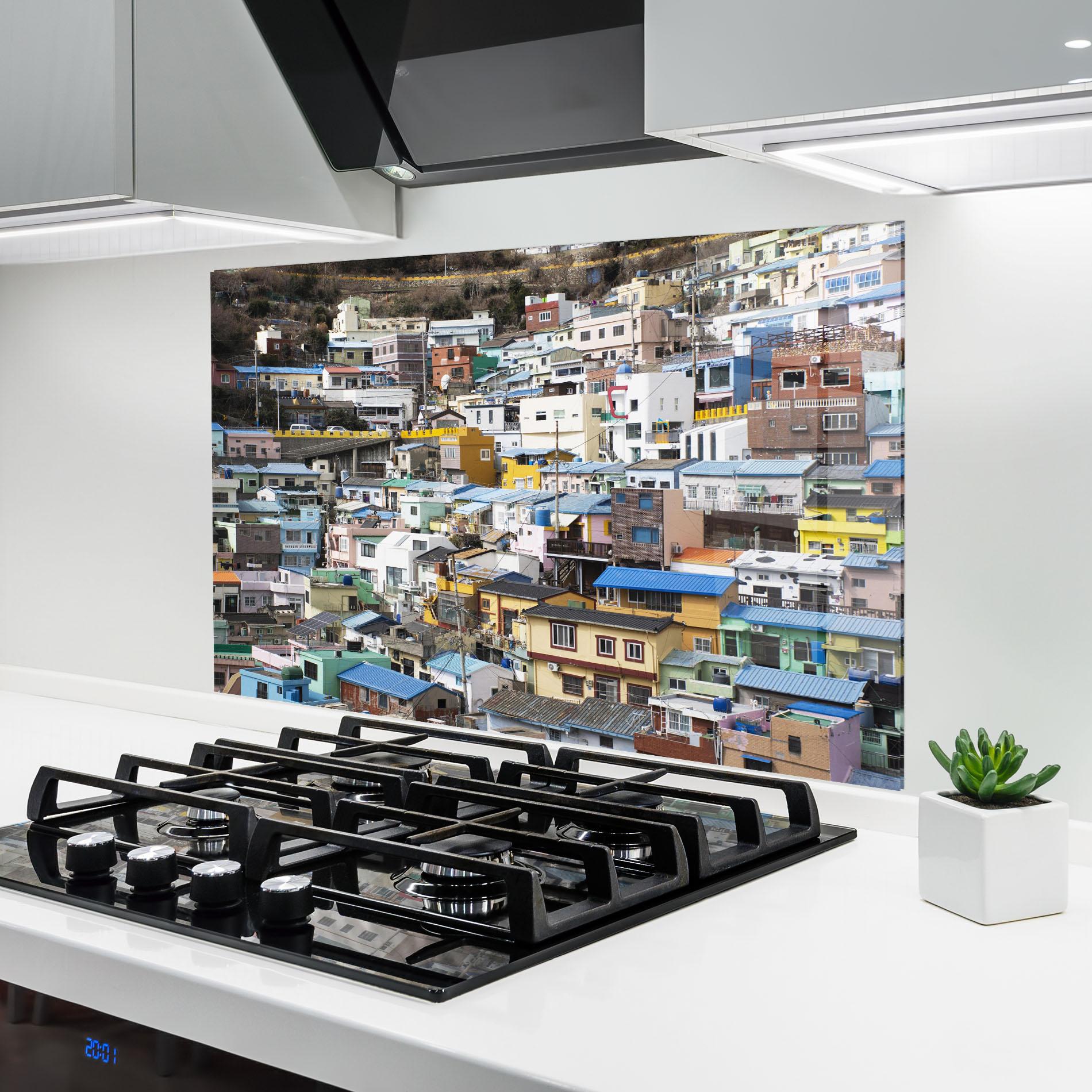 Küchenrückwand Glas South Korea mockup 6