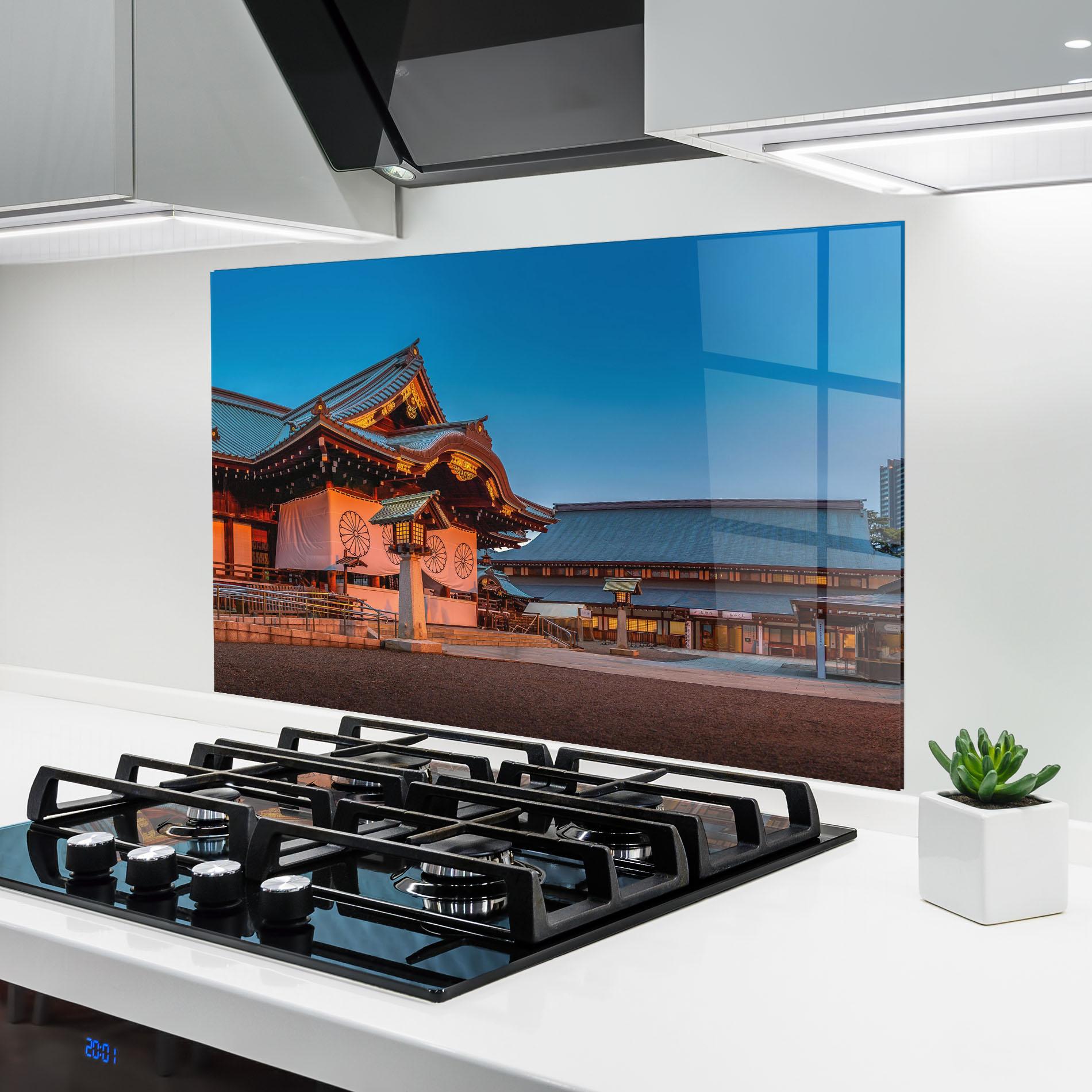 Küchenrückwand Glas Yasukuni Jinja mockup 6