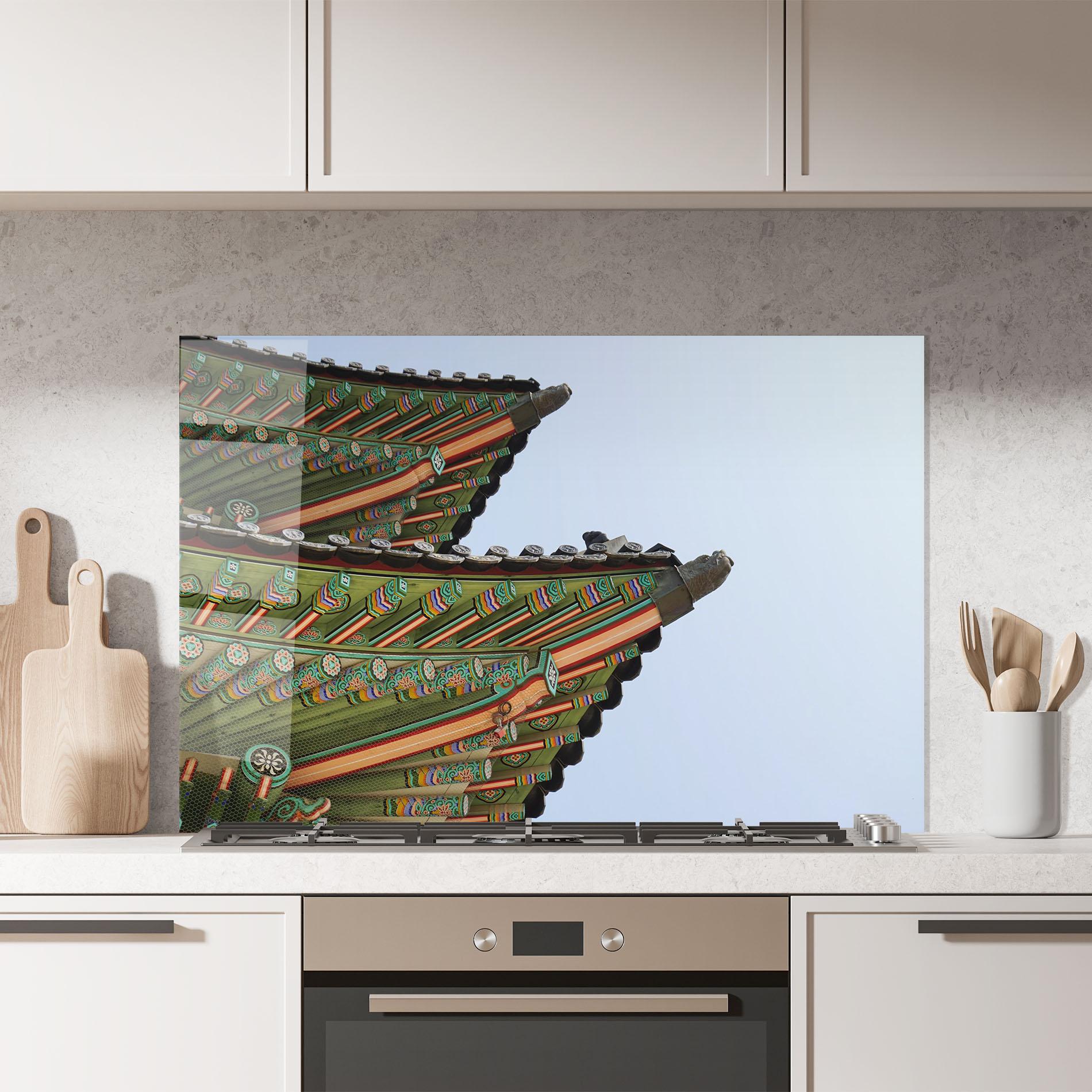 Küchenrückwand Glas Gyeongbokgung View mockup 7