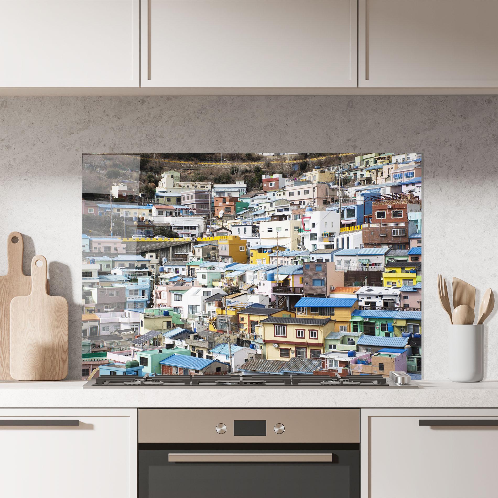 Küchenrückwand Glas South Korea mockup 7