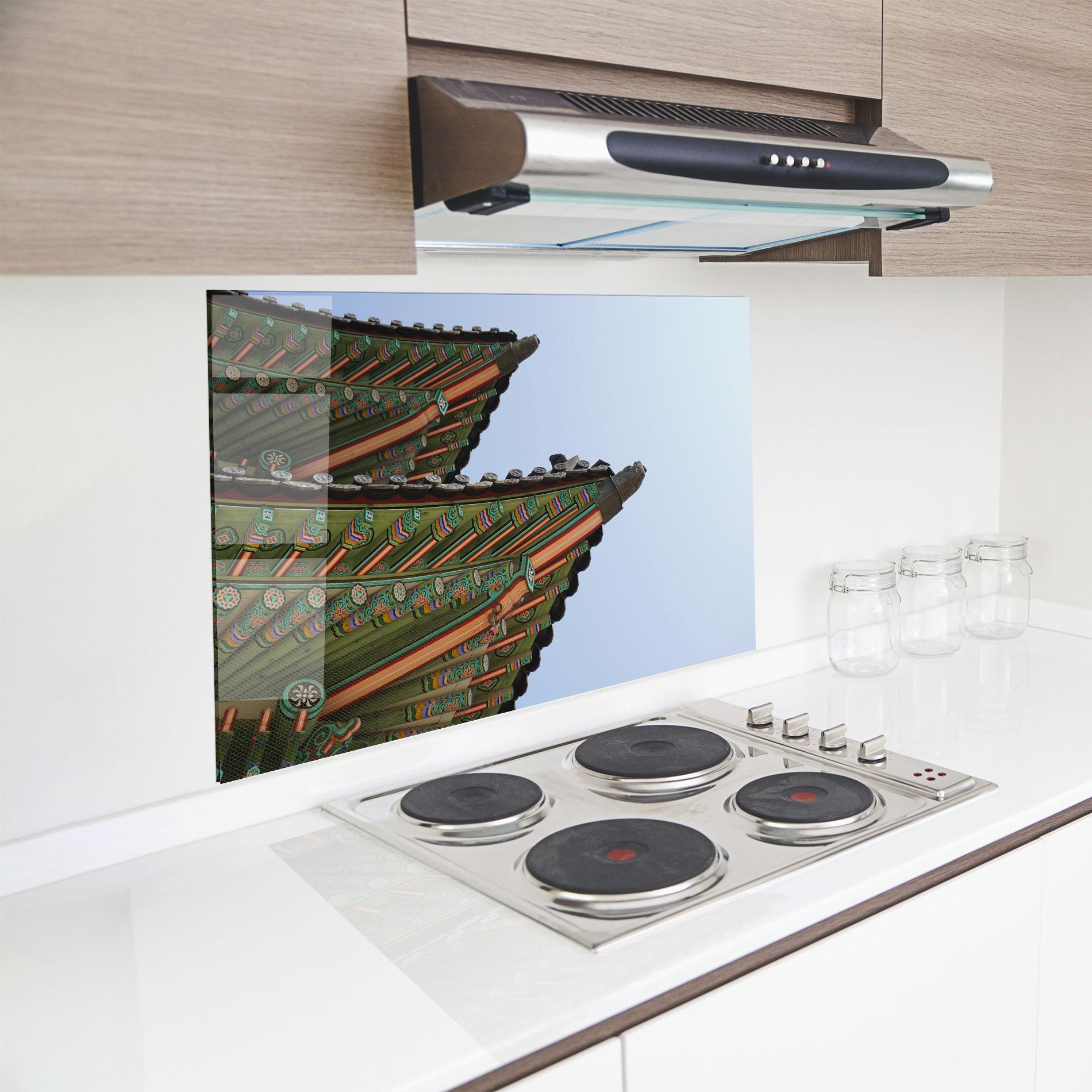 Küchenrückwand Glas Gyeongbokgung View mockup 8
