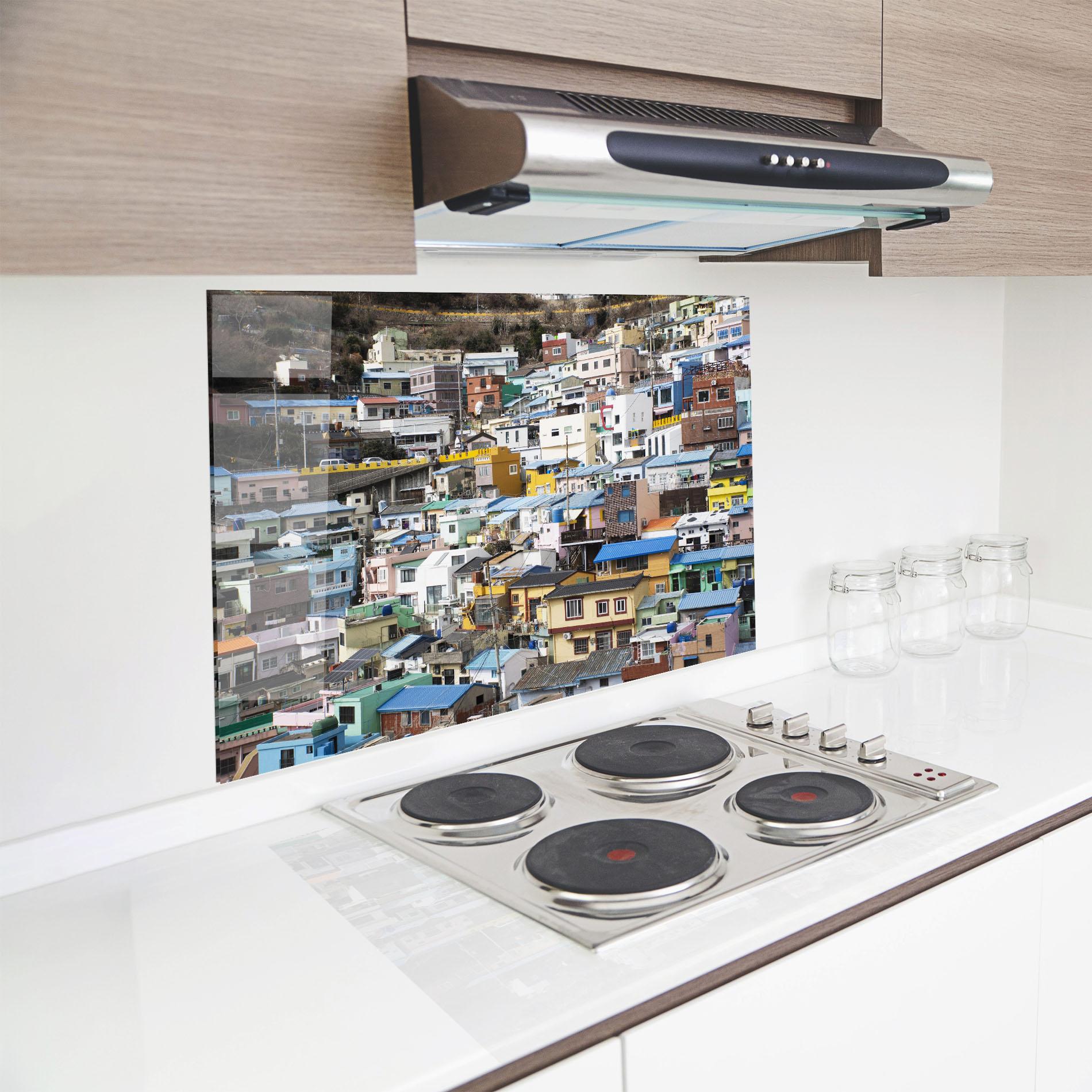 Küchenrückwand Glas South Korea mockup 8