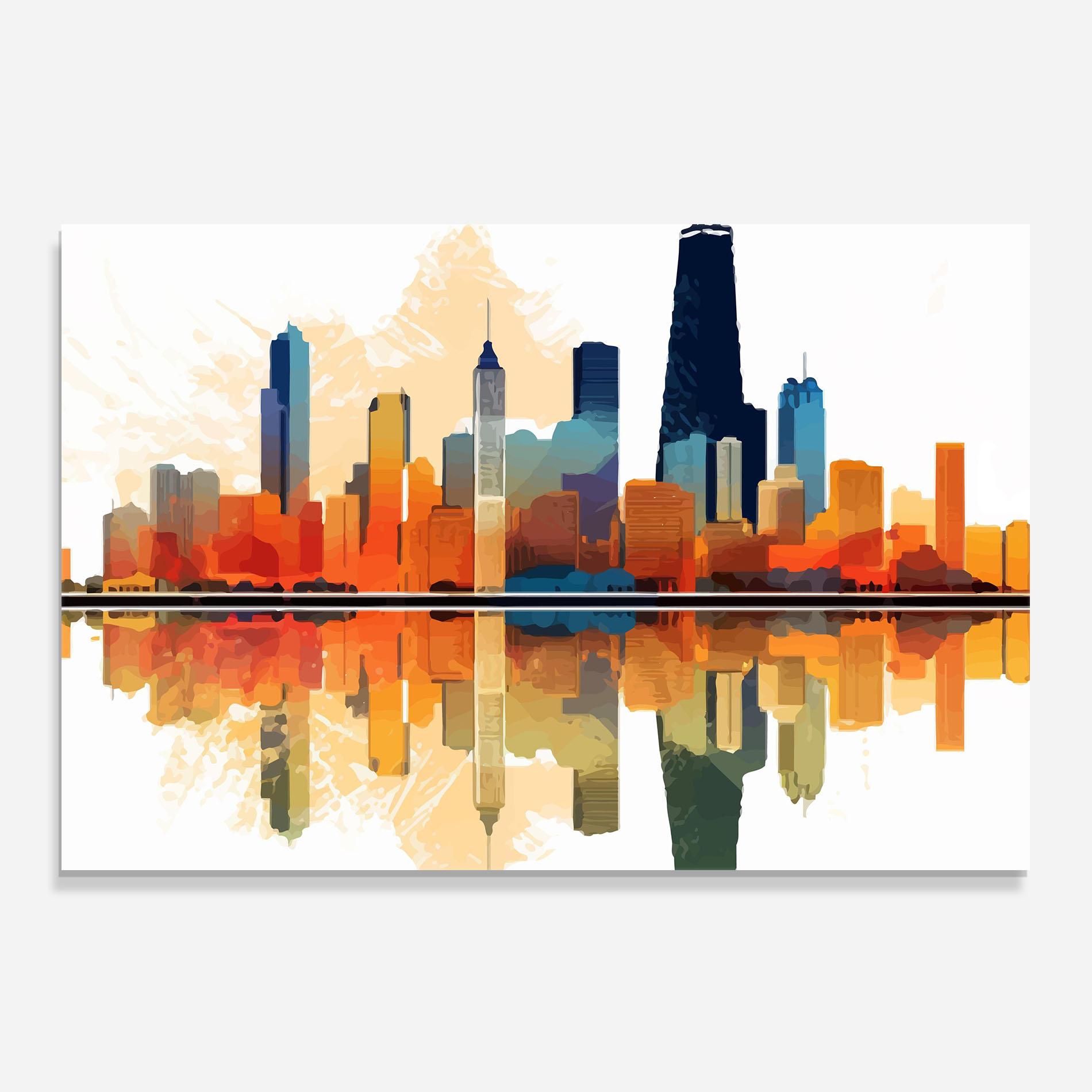 Küchenrückwand Glas Australian River mockup 0