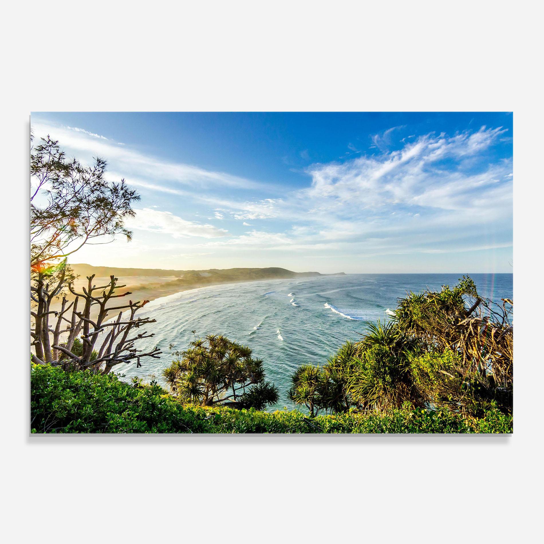 Küchenrückwand Glas Australian View mockup 0