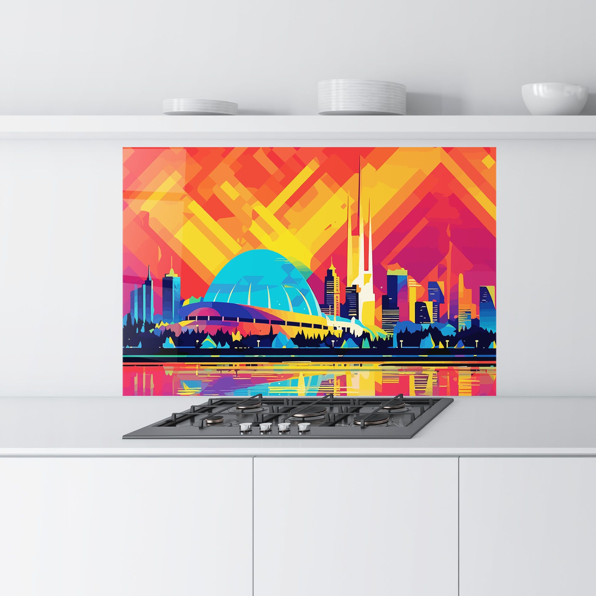 Blue Olympic Stadium mockup 9