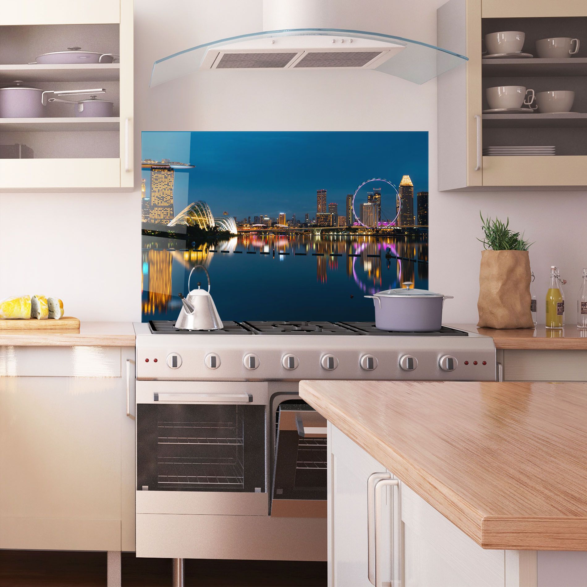 Singapore City Skyline mockup 1