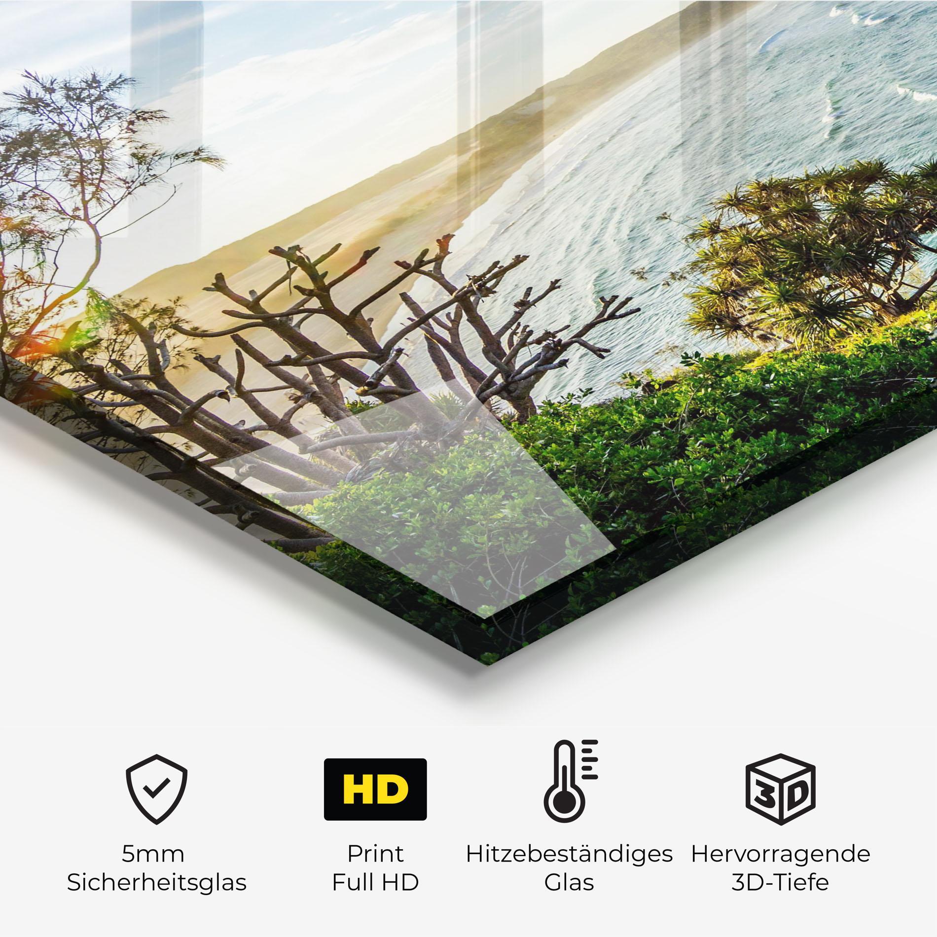 Küchenrückwand Glas Australian View mockup 2