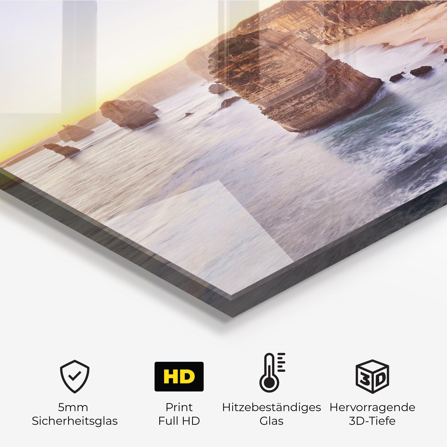 Küchenrückwand Glas Victoria Port mockup 2