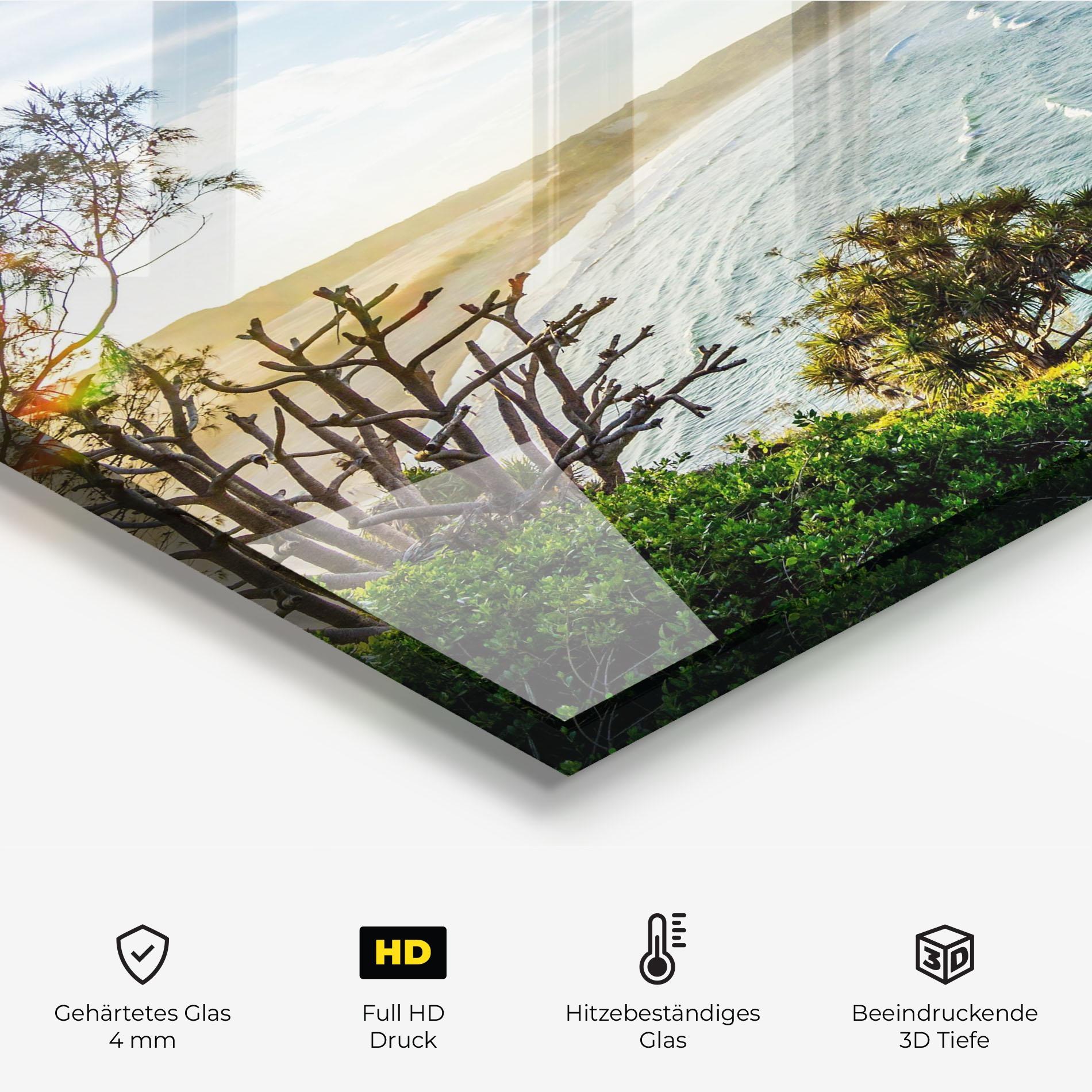 Küchenrückwand Glas Australian View mockup 2