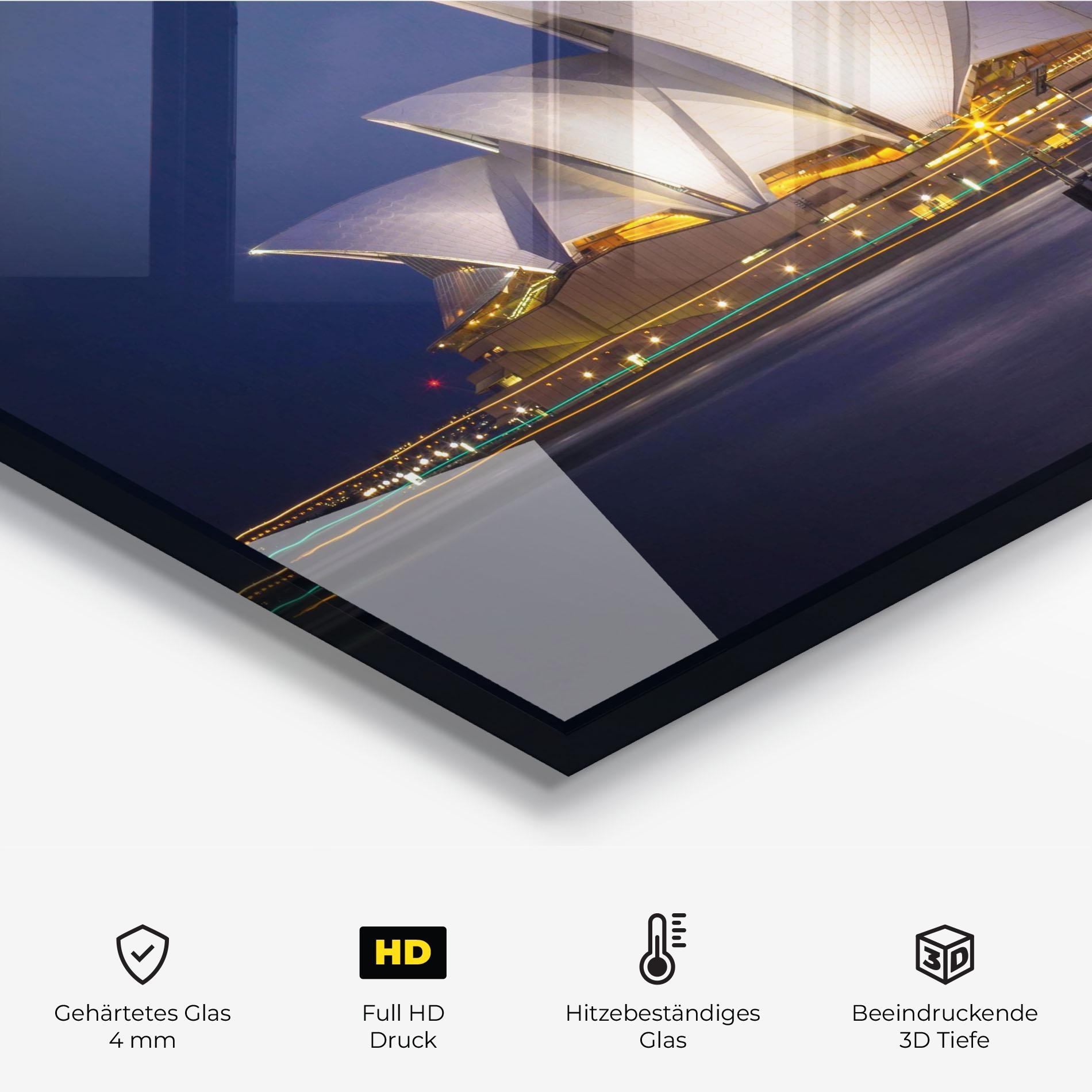 Küchenrückwand Glas Opera House View mockup 2