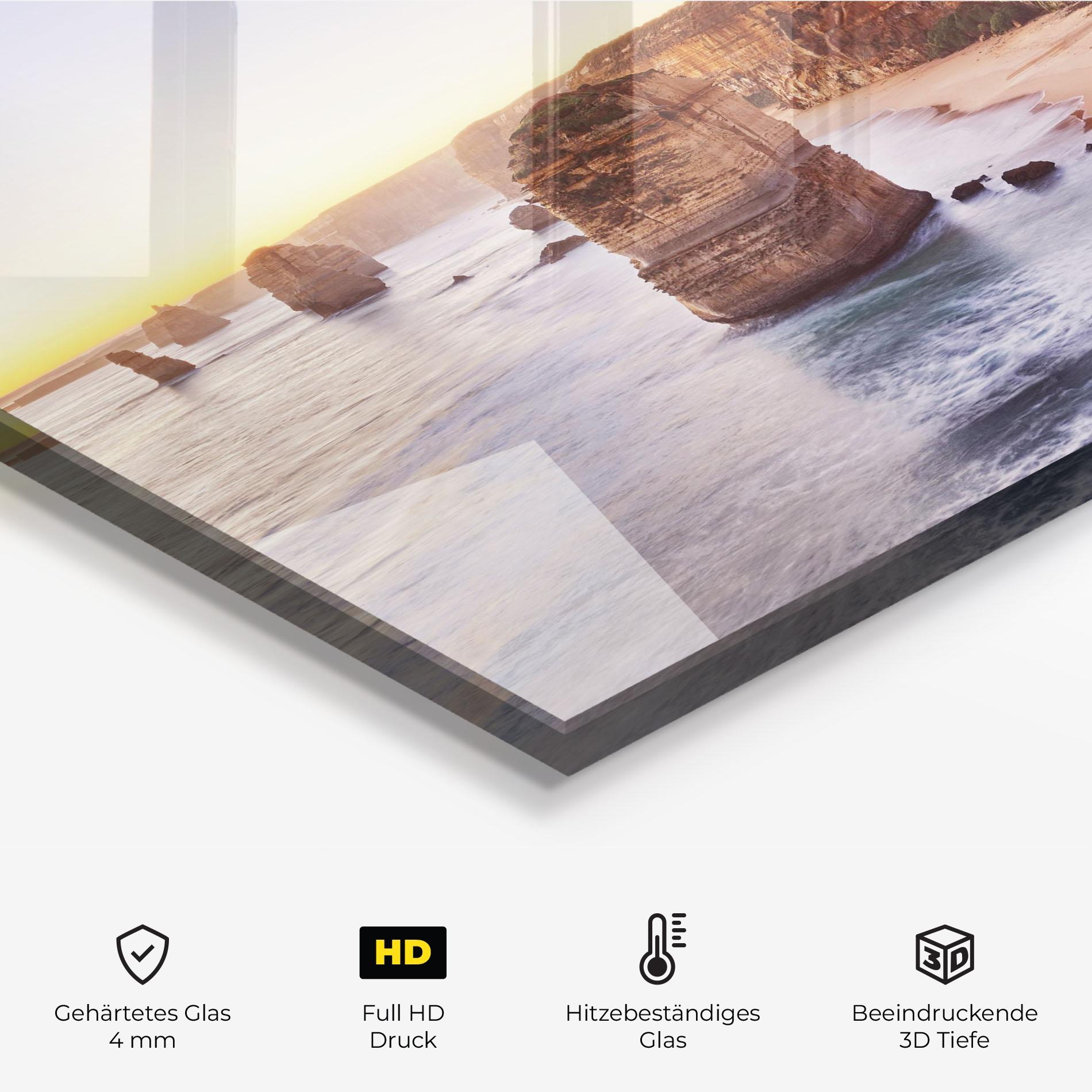 Küchenrückwand Glas Victoria Port mockup 2