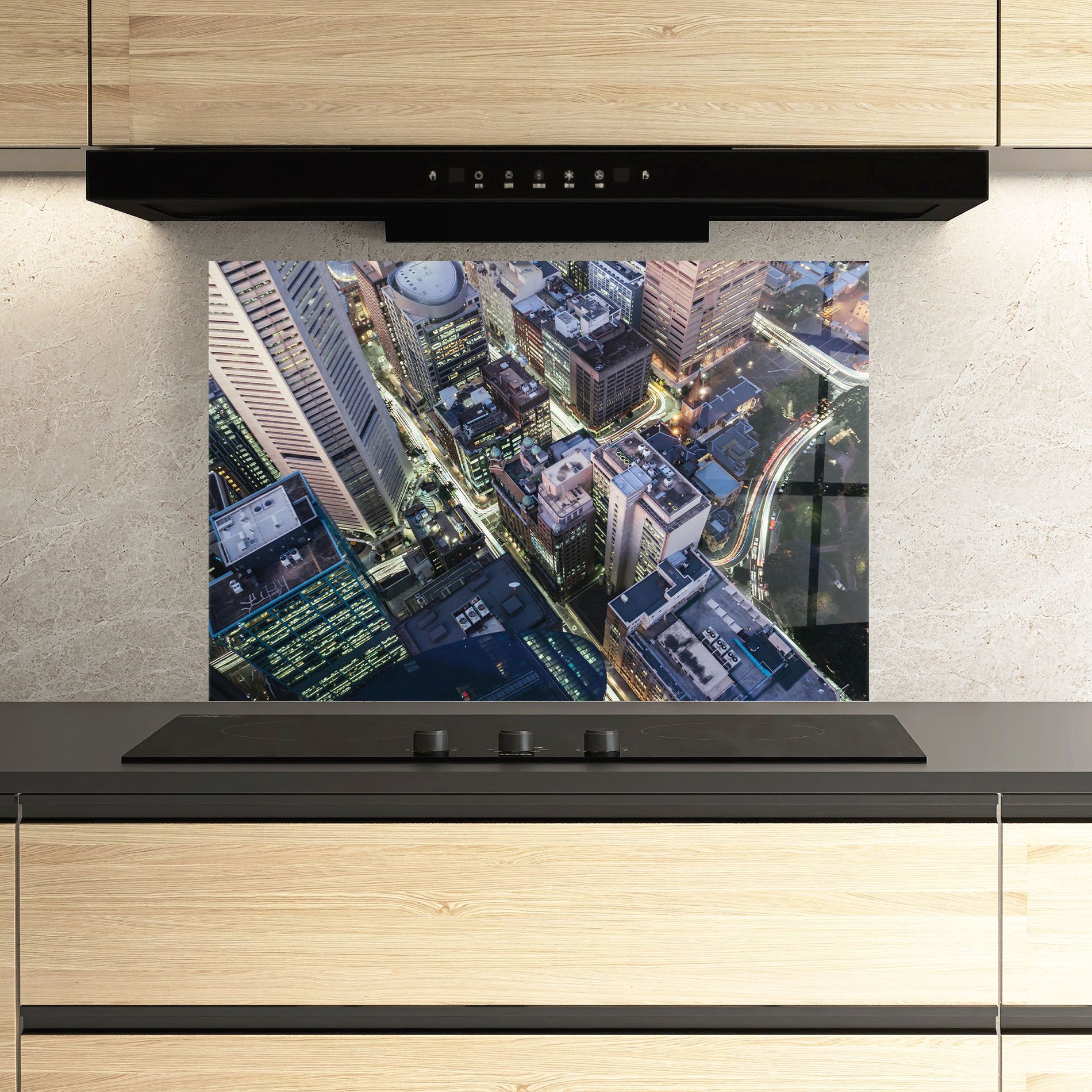 Green Purple Skyline mockup 3