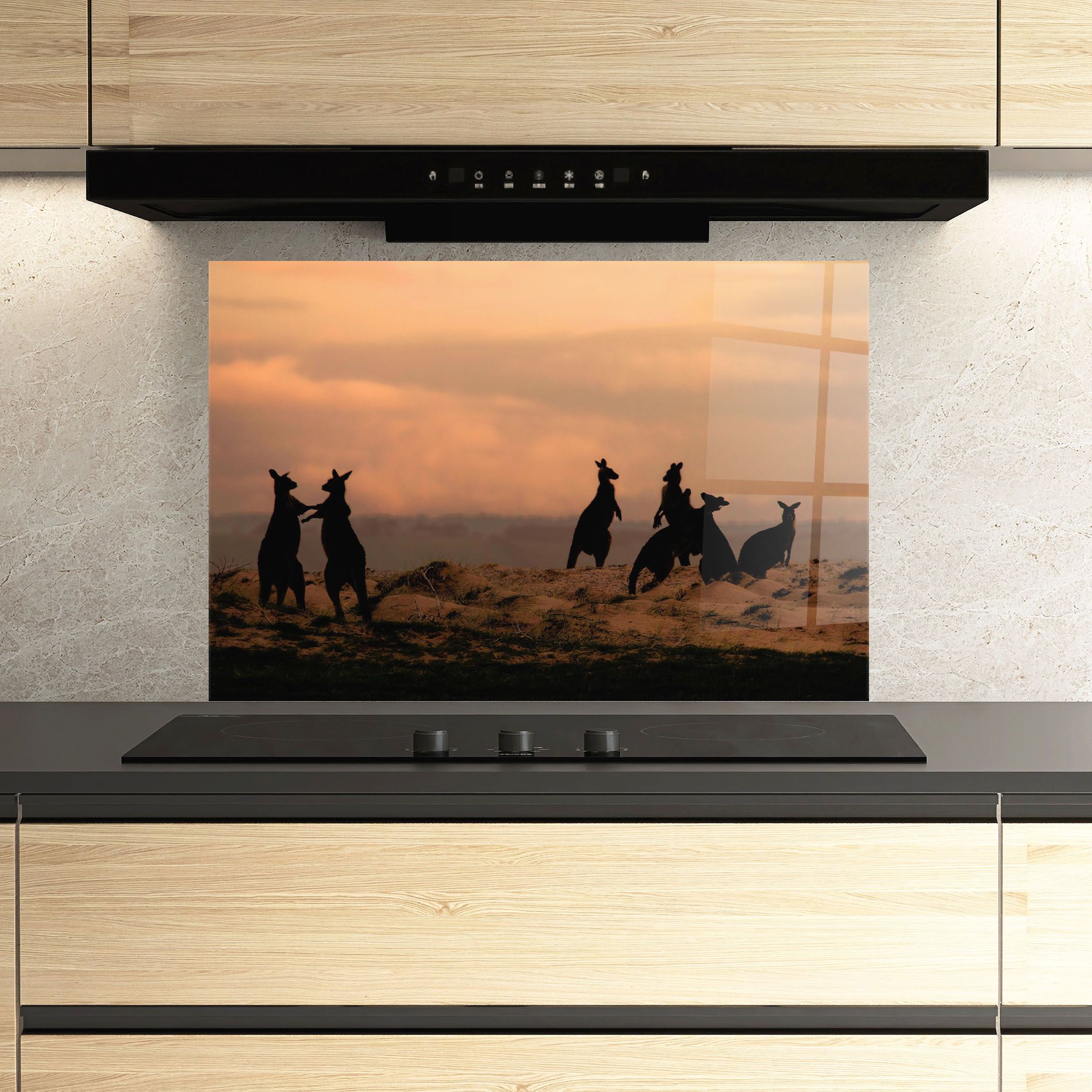 Kangaroos Playing mockup 3