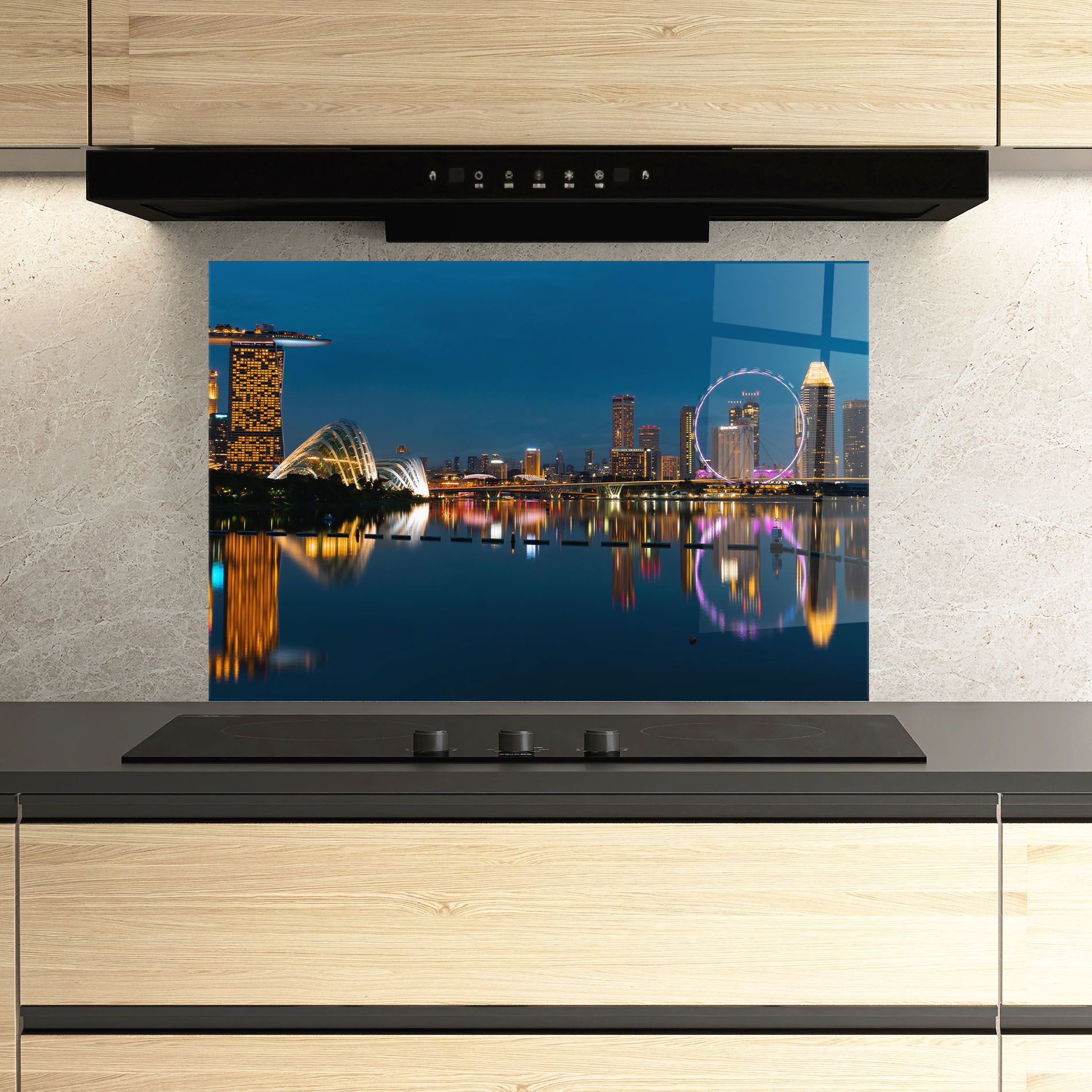 Singapore City Skyline mockup 3