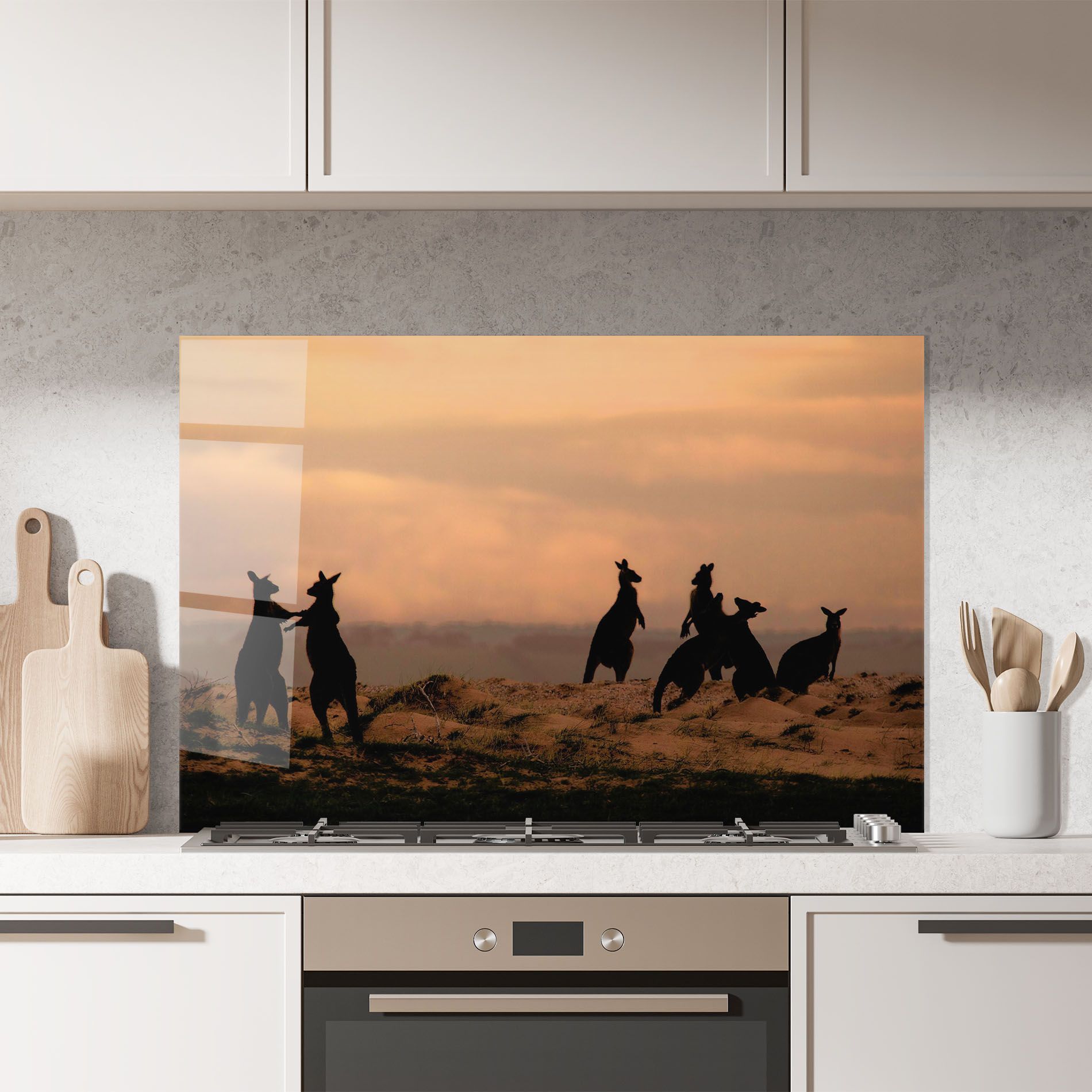 Kangaroos Playing mockup 7