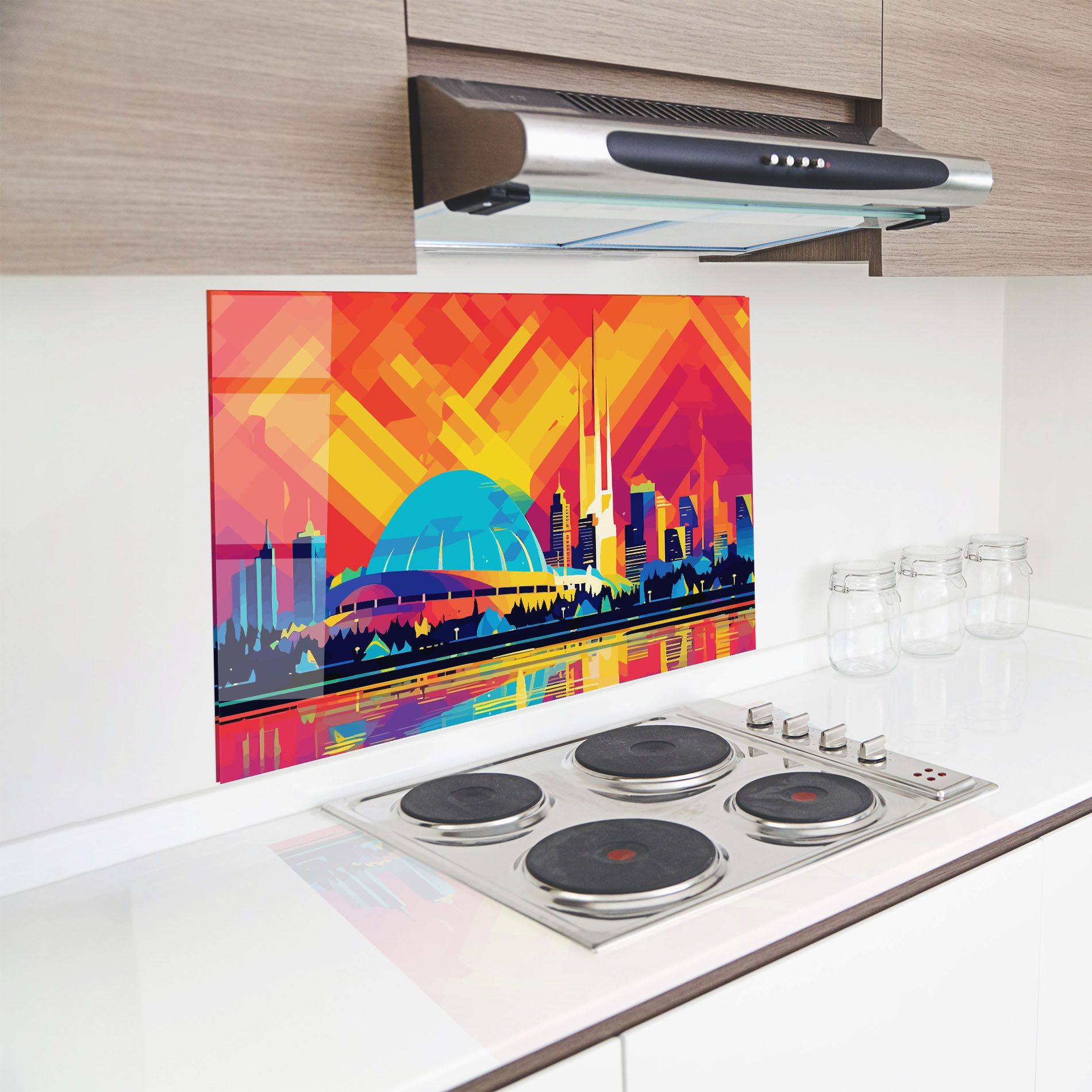 Blue Olympic Stadium mockup 8