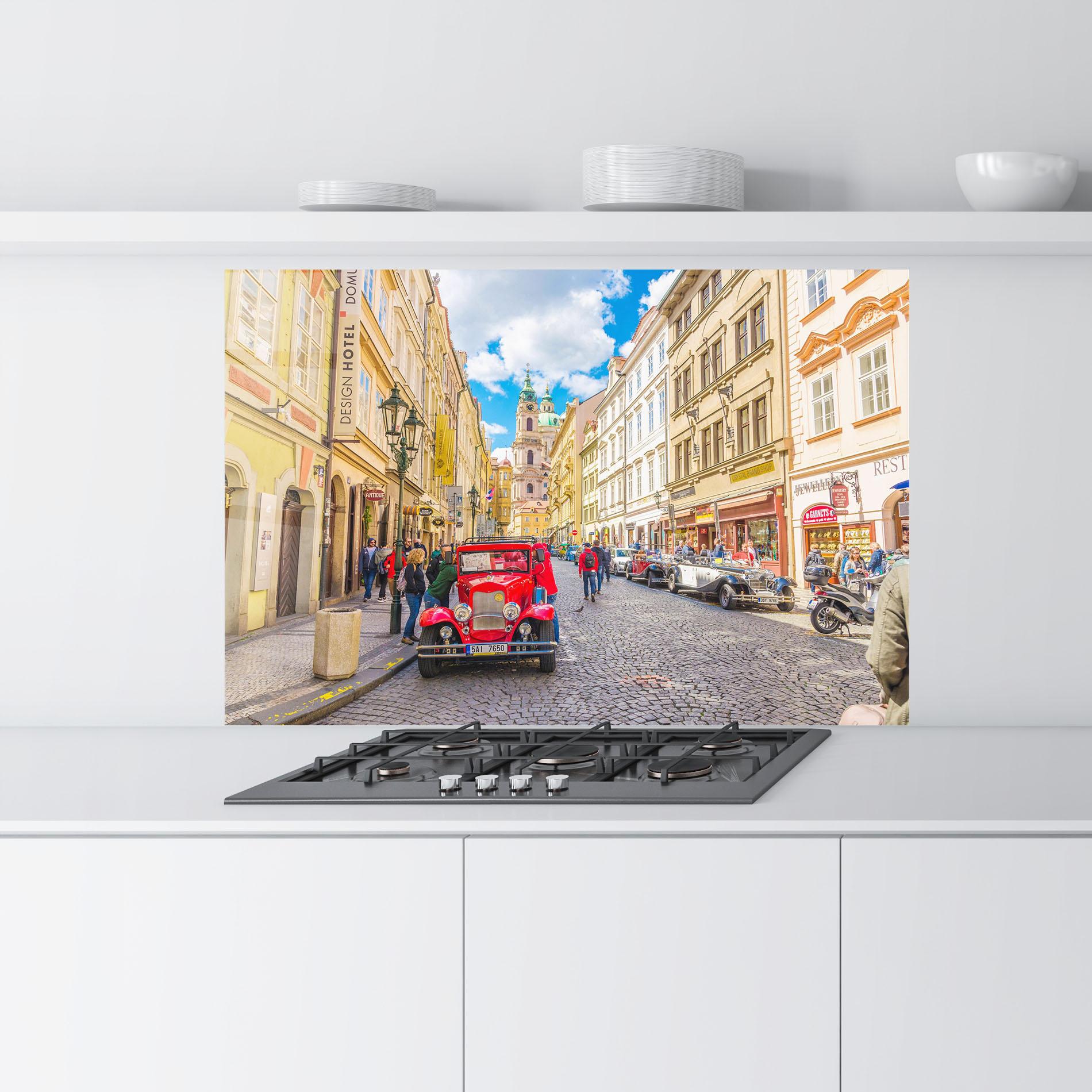 Küchenrückwand Glas Czech Republic Car mockup 9