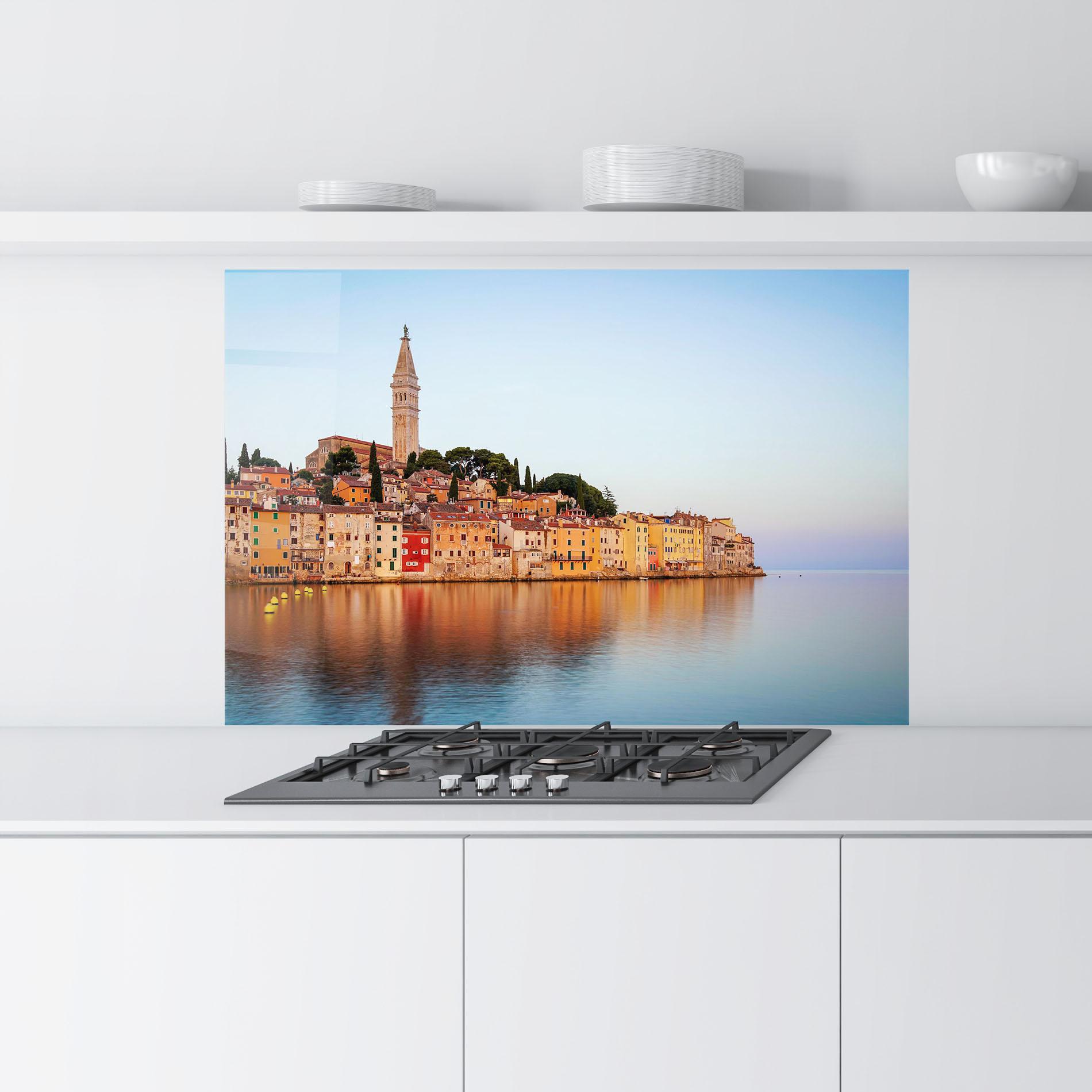 Küchenrückwand Glas Rovinj mockup 9