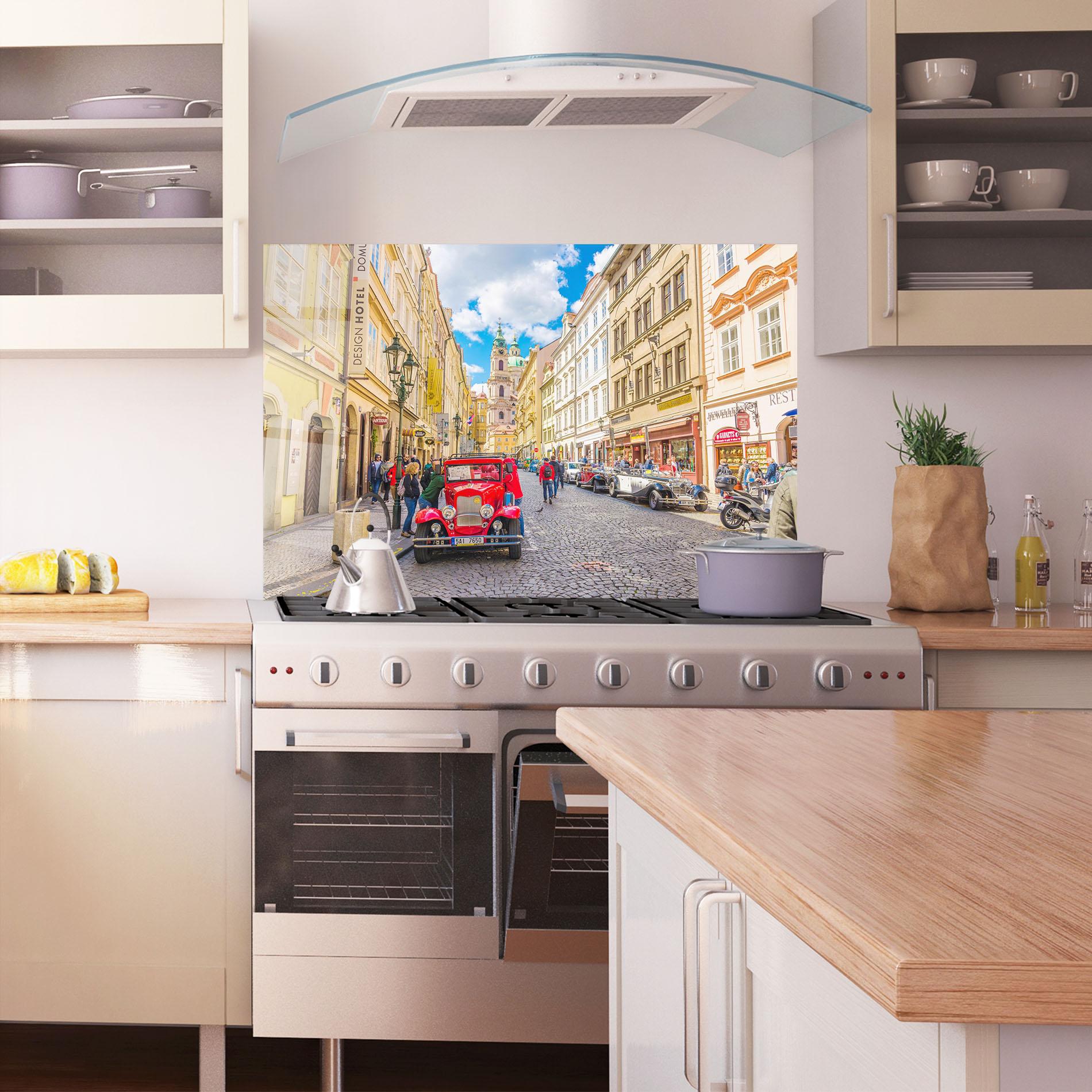 Küchenrückwand Glas Czech Republic Car mockup 1