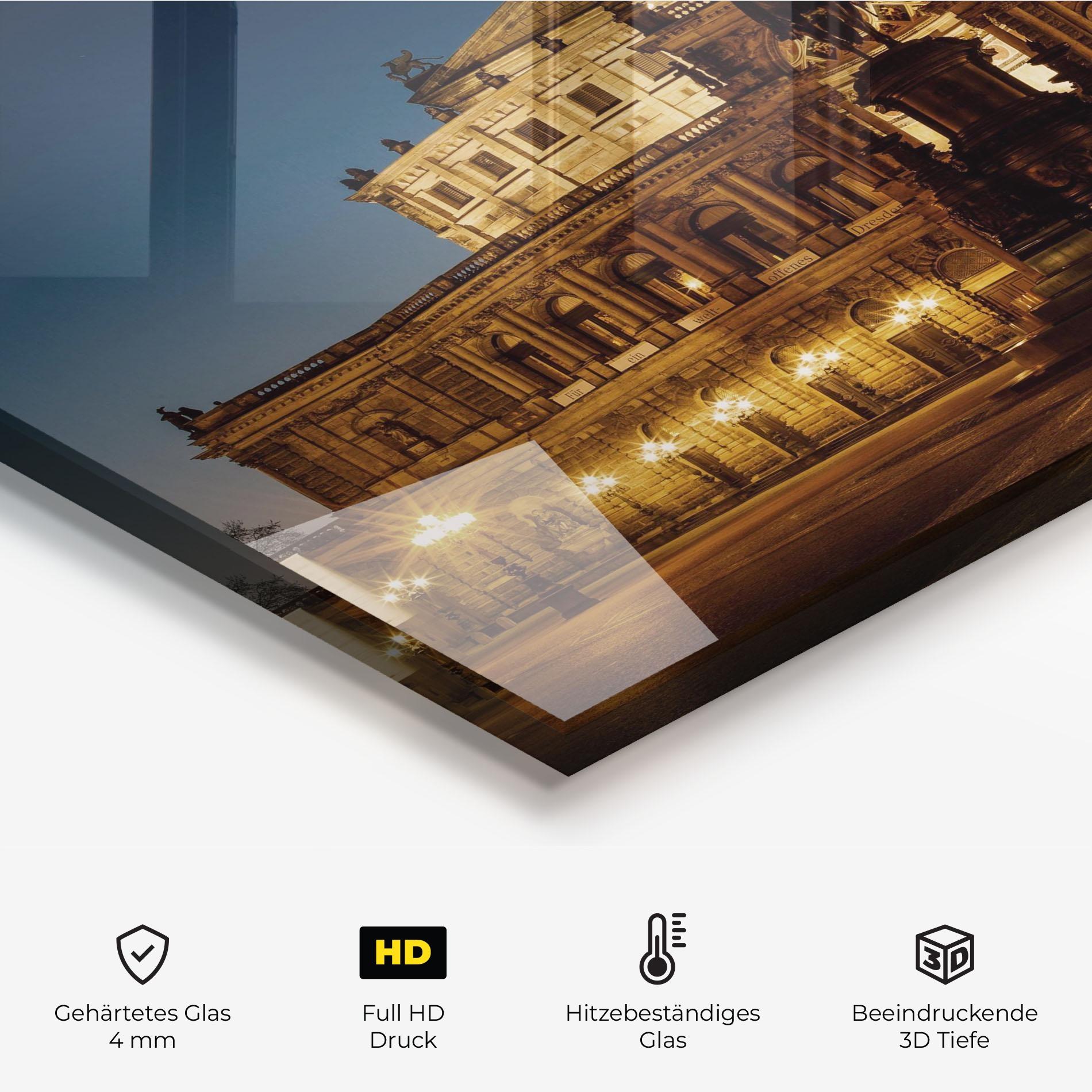 Küchenrückwand Glas Dresden Opera mockup 2