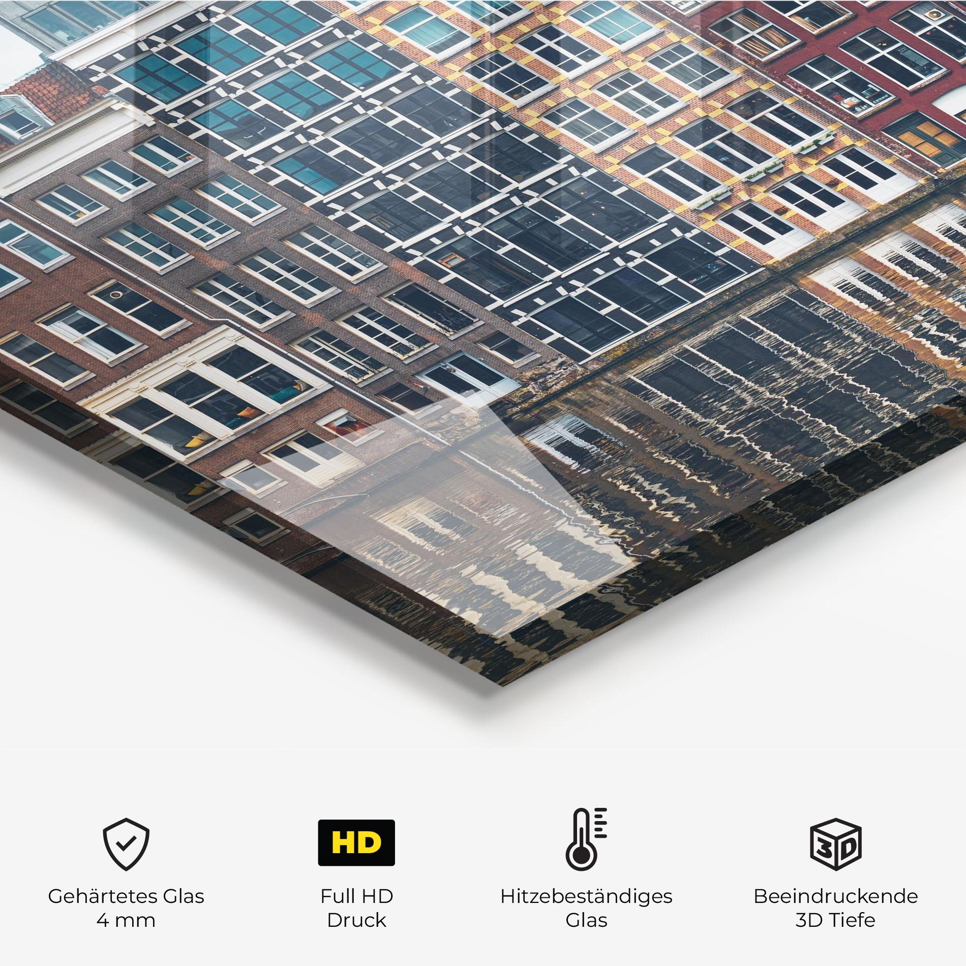 Küchenrückwand Glas Netherlands Street mockup 2