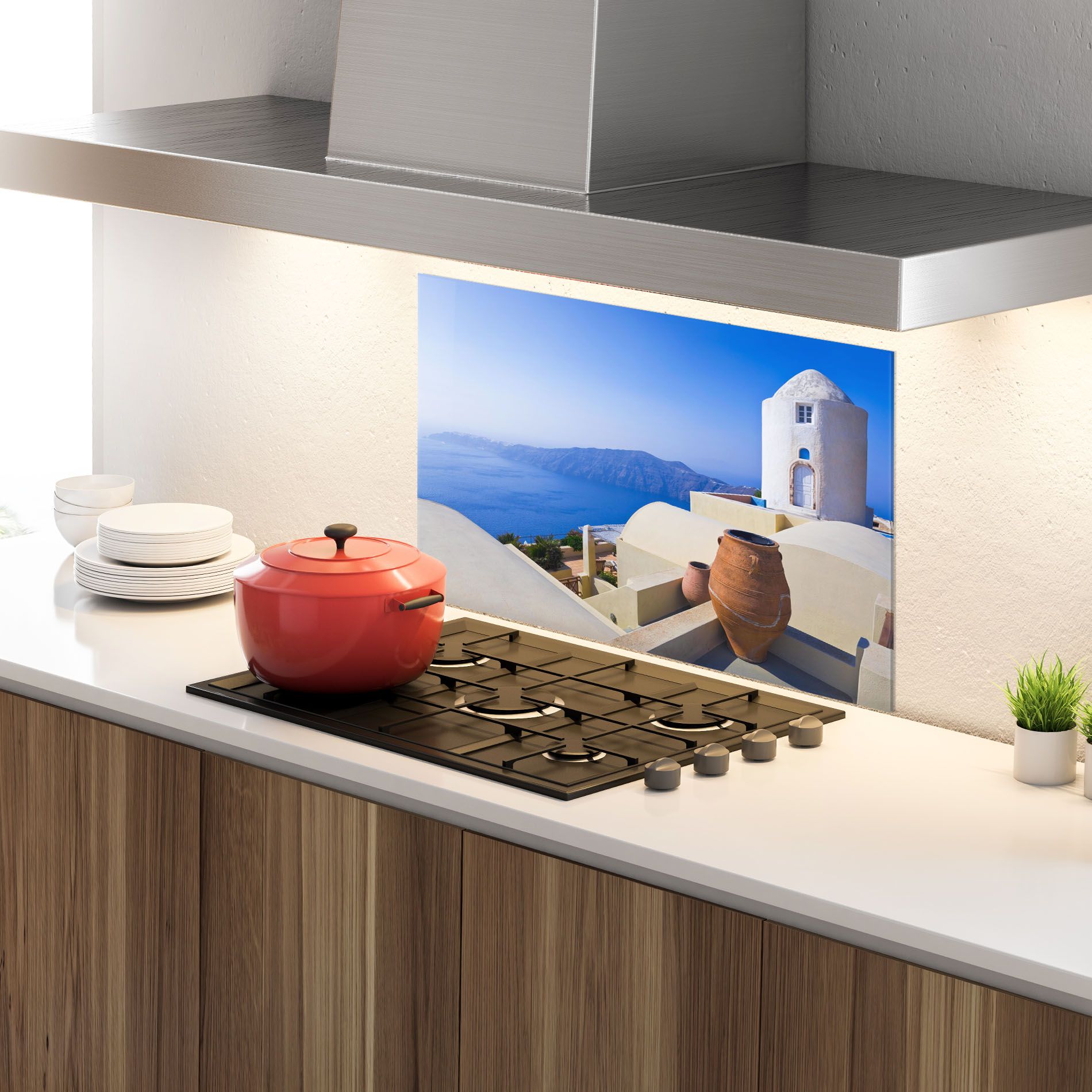 Santorini View Greece mockup 4