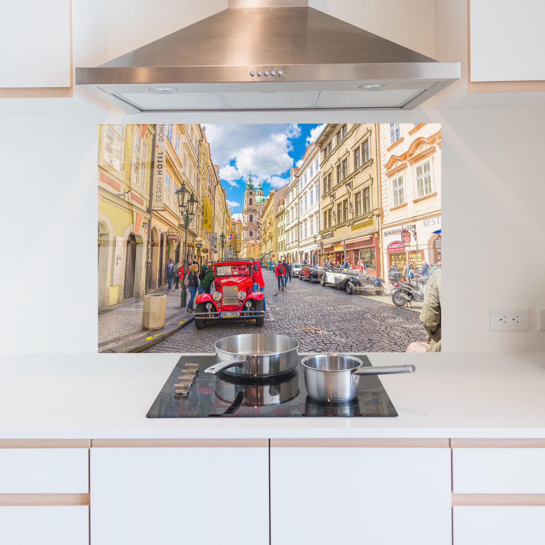Küchenrückwand Glas Czech Republic Car mockup 5