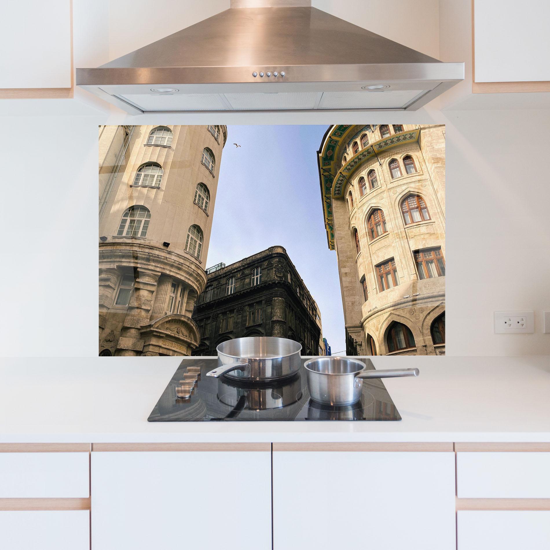 Küchenrückwand Glas Germanya Han mockup 5